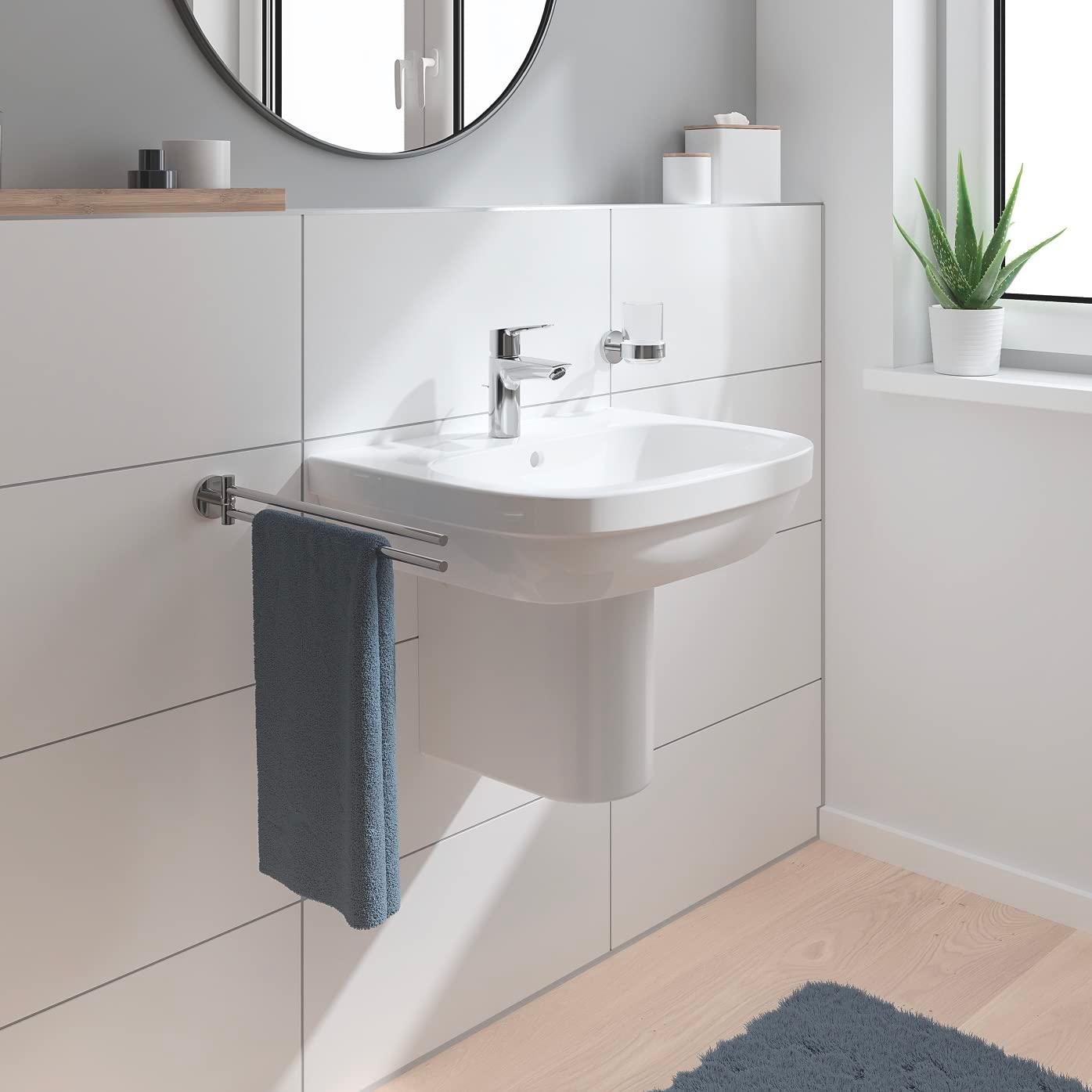 GROHE Start – Ühe kangiga valamu segisti (veesäästlik, vastupidav pind, S-suurus), kroom, 24209002 – kasutusnäide