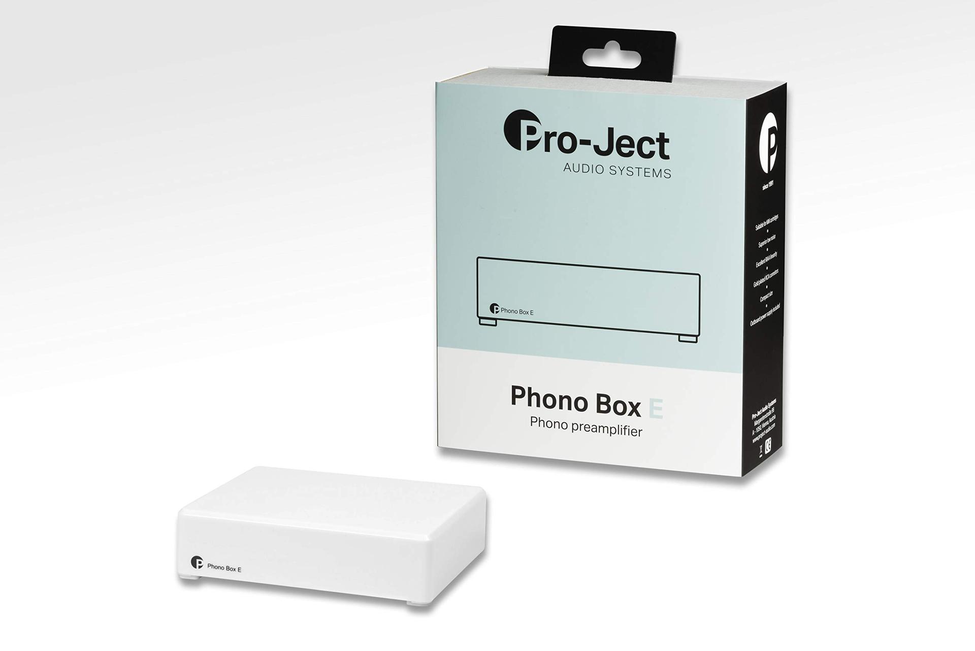 Pro-Ject Phono Box E, Phono eelvõimendi (must) – kasutusnäide