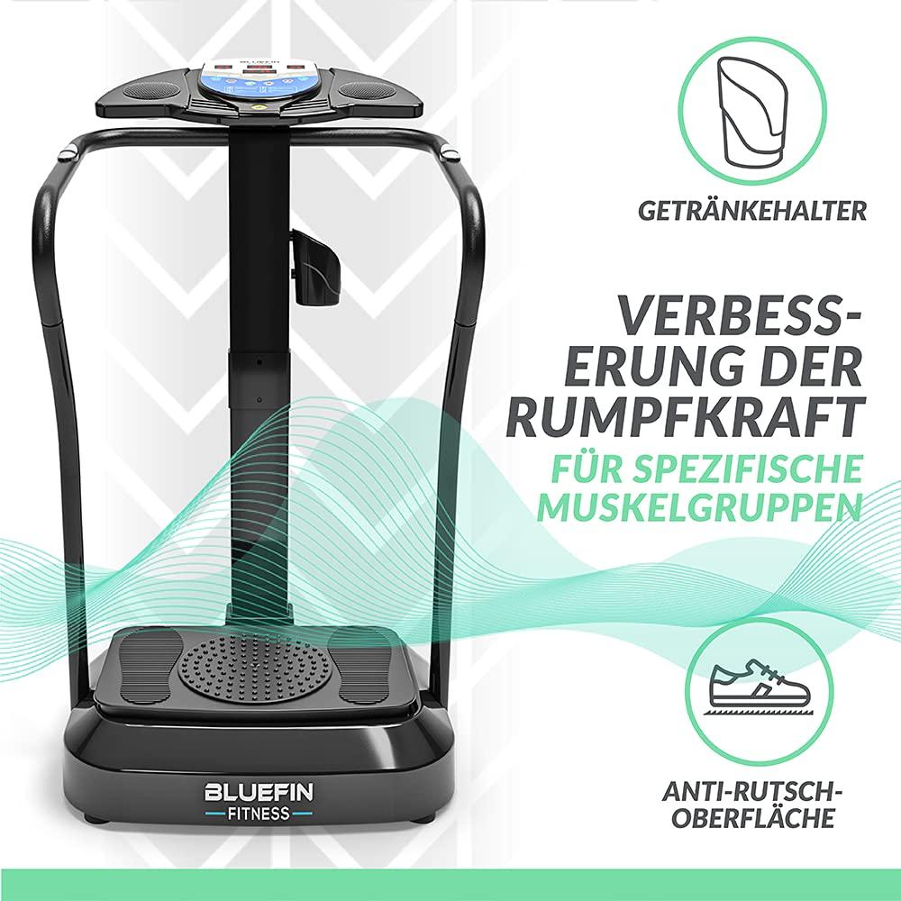 Bluefin Fitness Vibratsiooniplaat Pro Mudel | Parandatud Disain Vaiksete Mootorite ja Sisseehitatud Kõlaritega – kasutusnäide