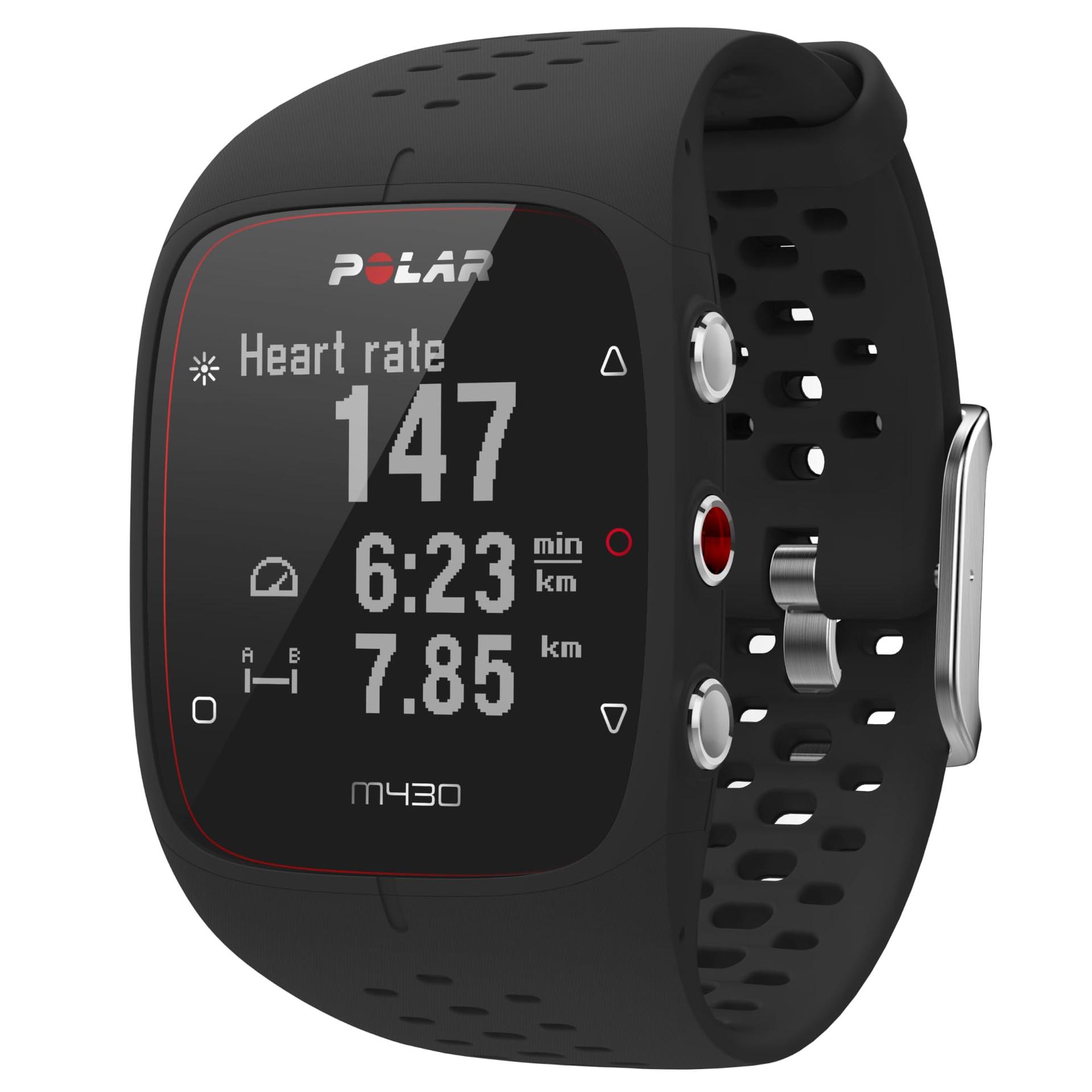 Polar M430 – Ainult Amazonis – GPS-spordi kell jooksjatele – Randmepõhine pulsimõõtja, aktiivsuse ja une jälgimine ööpäevaringselt, vibratsioonialarmid, suurus M