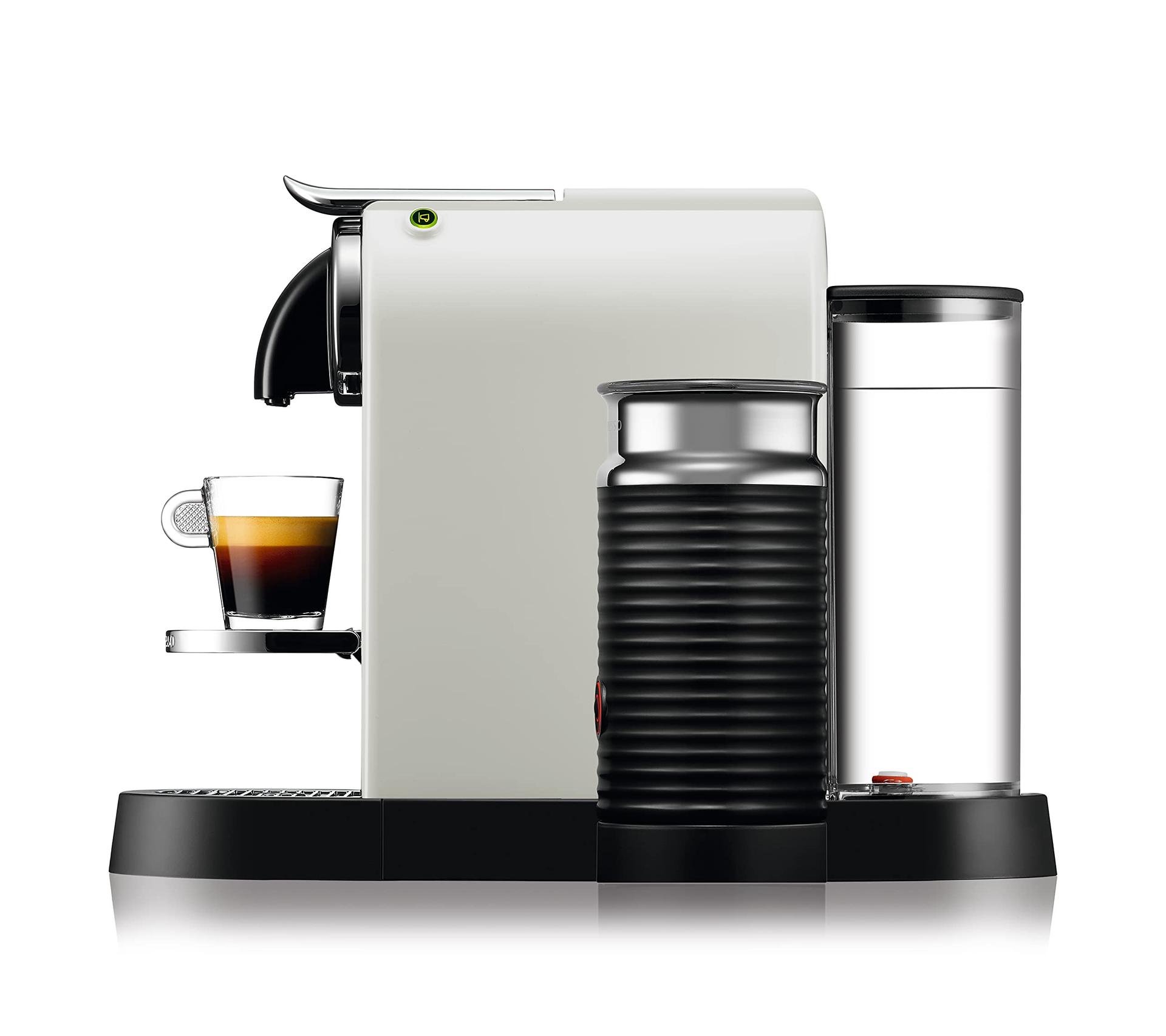 Nespresso De’Longhi Citiz EN267.WAE kohvikapslite masin piimavahustajaga, 1710W, 1L, 37.2 x 21.8 x 27.7 cm, kreemikasvalge – kasutusnäide