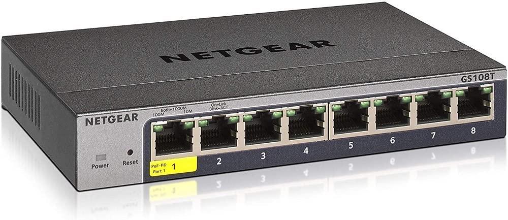 Netgear GS108Tv3 Smart Pro 8-Port Gigabit Hallatav Võrgulüliti