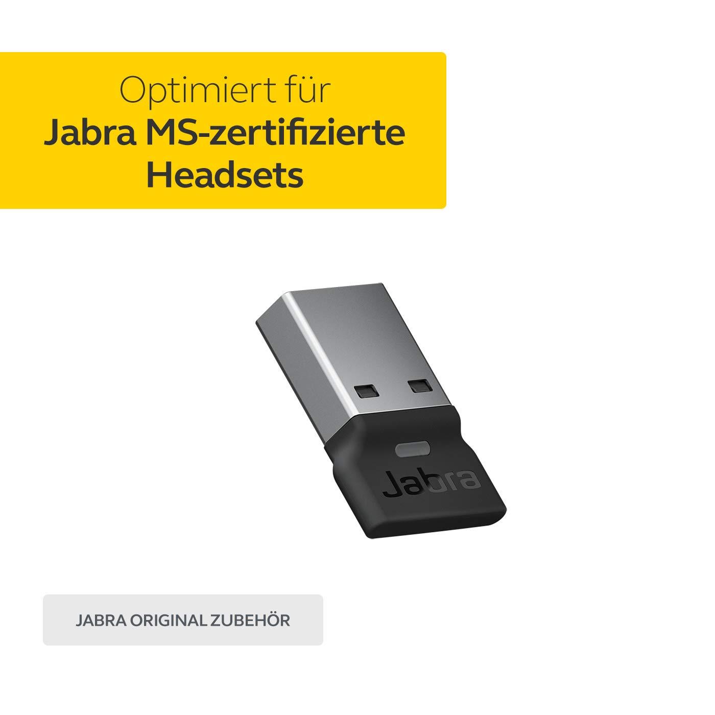 Jabra Bluetooth Adapter/Dongle ‘Link 380a MS’ USB-A, Must – detailne vaade
