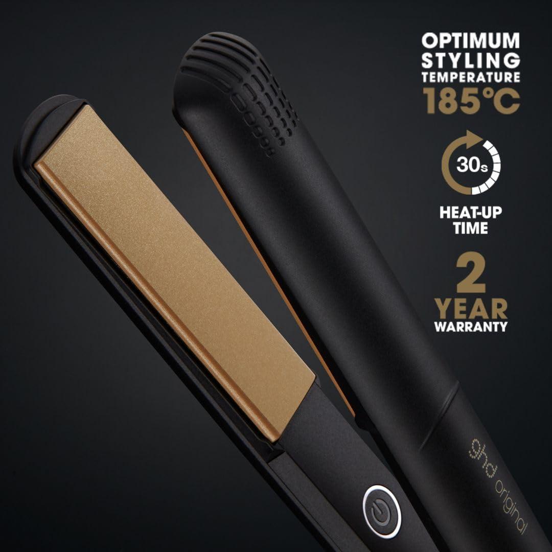 ghd Original Styler – Professionaalne juuksesirgendaja siledate, pehmete ja läikivate juuste jaoks, sirgete ja laineliste soengute loomine, Single-ZoneTM-tehnoloogia, keraamilised plaadid, must – pakend ja tarvikud