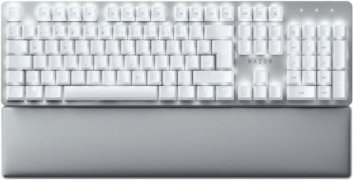 Razer Pro Type Ultra – Juhtmevaba mehaaniline klaviatuur maksimaalseks tootlikkuseks (Kollased vaiksed ja lineaarsed lülitid