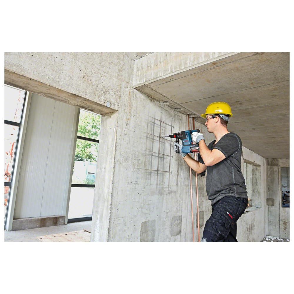 Bosch Professional 18V süsteemi akuga puurvasar GBH 18 V-26 F (sh 2x 5,0Ah aku, kiirlaadija GAL 1880 CV, sügavuspiirik 210mm, masinalapp, lisakäepide, kiirvahetus padrun, L-BOXX) – lisavaade