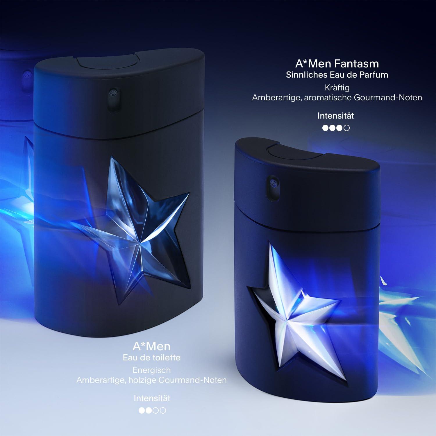MUGLER A*Men Fantasm Eau de Parfum, meeste parfüüm, aromaatne gurmaanlik lõhn merevaigunootidega, jõuline ja sensuaalne, taas täidetav, 100 ml – kasutusnäide
