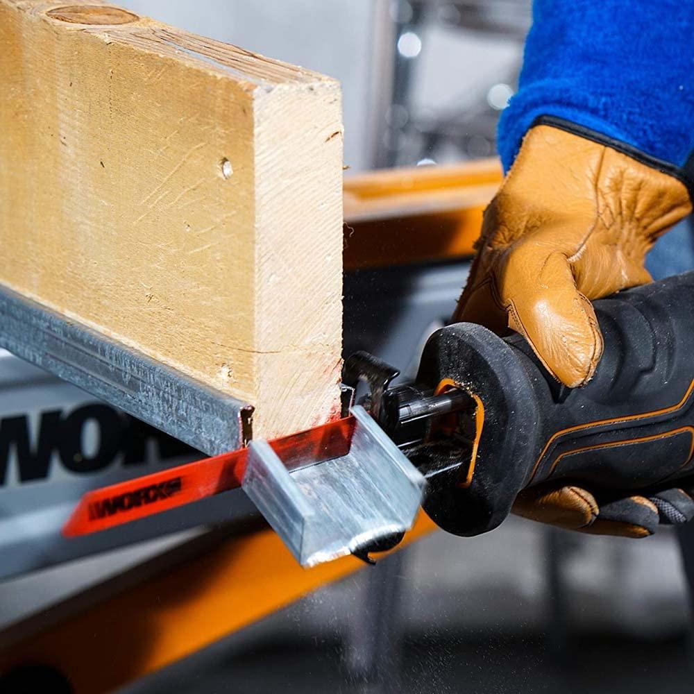 WORX WX500.9 akuga tikksaag 20V – võimas ja ergonoomiline saag, muudetava kiirusega (sisaldab puidu- ja metalli lõikeketast, ilma aku ja laadijata) – pilt 6