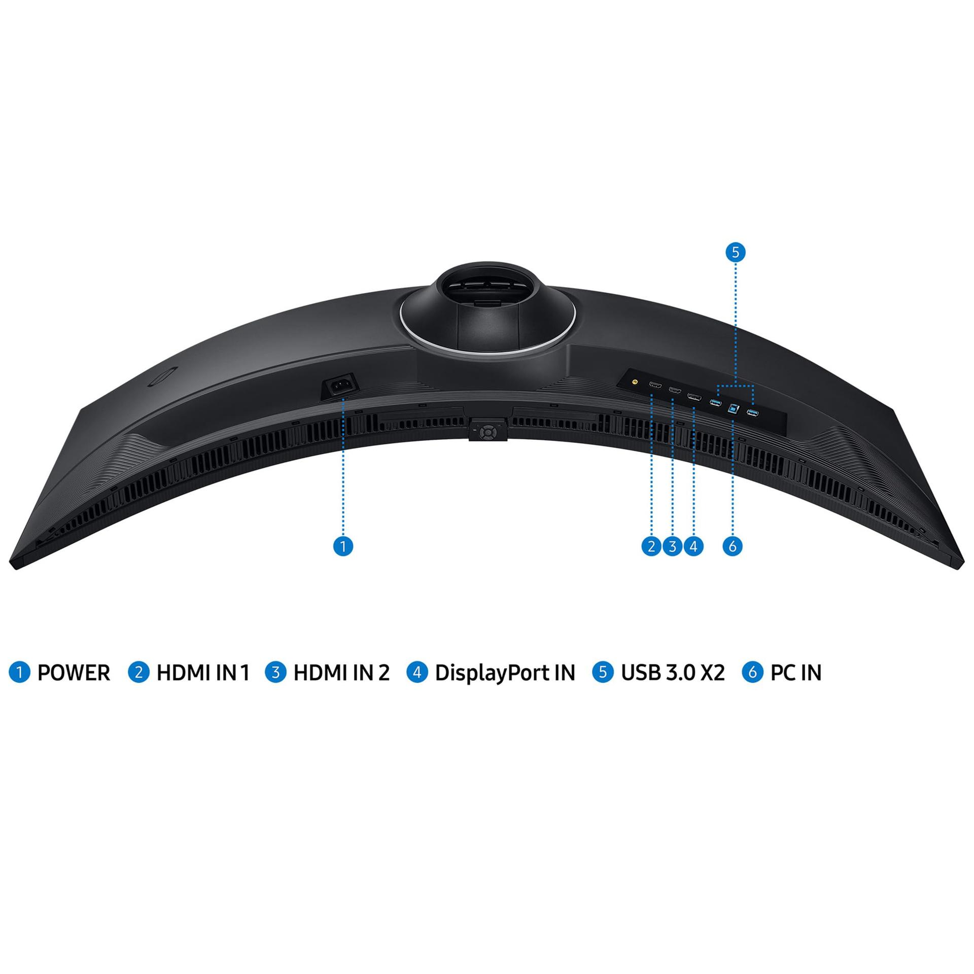 Samsung Odyssey G95C Kumer Gaming Monitor, 49-tolline, VA-paneel, 5.120 x 1.440 pikslit, VESA DisplayHDR 1000, HDR10+ Gaming, Freesync Premium Pro, 240 Hz, 1 ms (G/G) – kasutusnäide