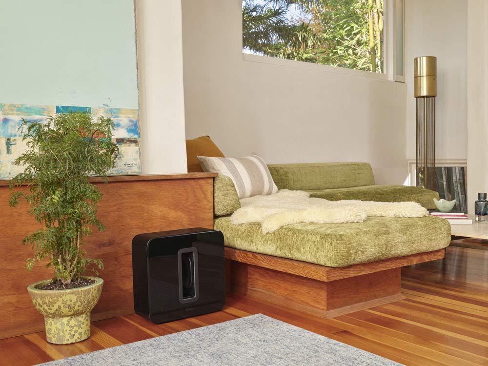 Sonos Sub, must – Võimas WiFi-subwoofer dünaamiliste ja sügavate basside jaoks – Elegantne multiroom subwoofer esmaklassilise heli nautimiseks (Gen.3) – kasutusnäide
