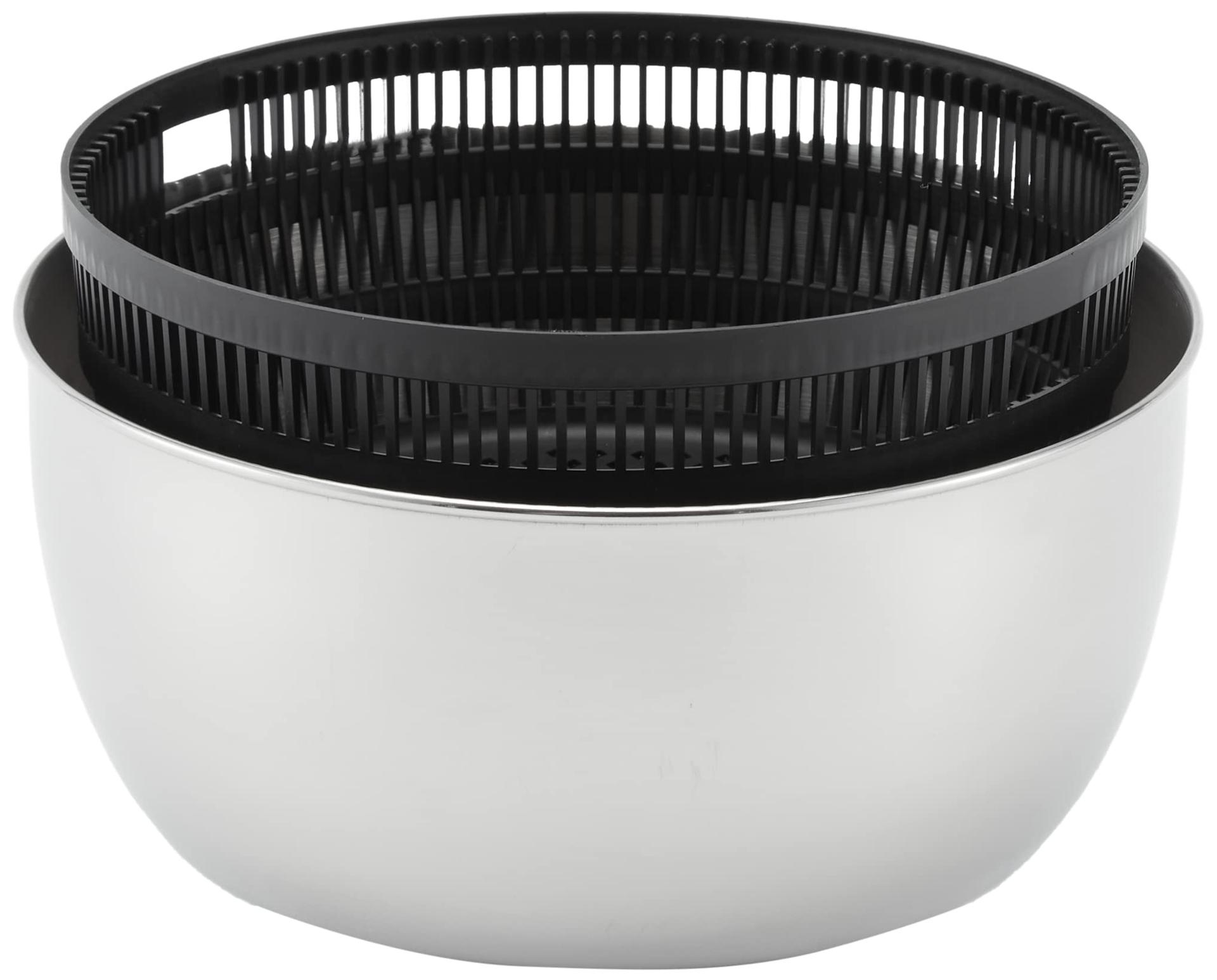 WMF Gourmet salatitsentrifuug 25,4 cm, Cromargan roostevaba teras, plastikust sõel, nõudepesumasinas pestav – detailne vaade