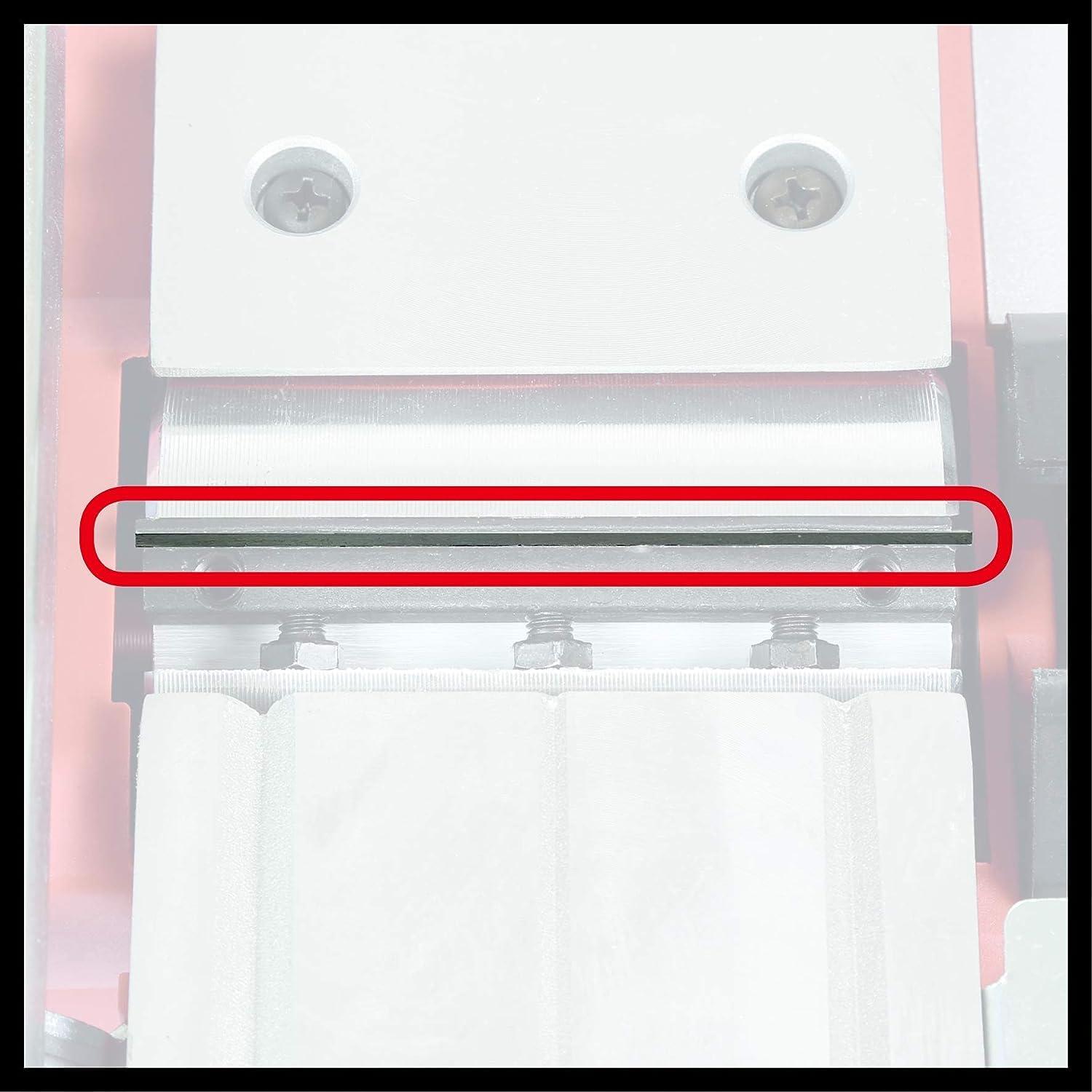 Einhell elektrihöövel TE-PL 900 (900 W, kuni 3 mm hööveldussügavus, suur teravõll, 3 V-soonega tald, Softgrip-käepide, kaasa arvatud rööpjuht, sügavuspiirik, TCT-höövlitera) – pilt 6