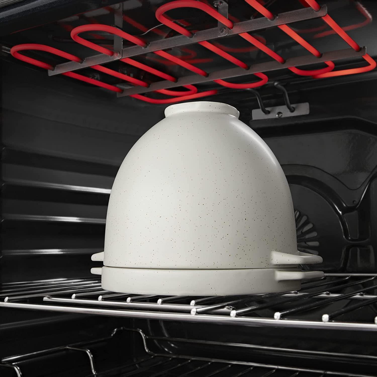 KitchenAid lisatarvik – leivaküpsetuskauss kaanega – 5KSM2CB5BGS – keraamiline taignakauss KitchenAid köögikombainile – pakend ja tarvikud