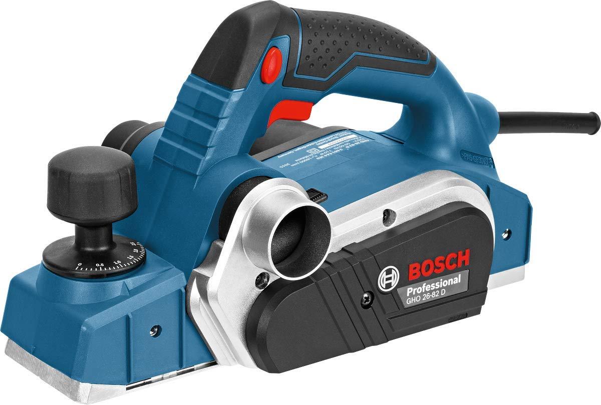 Bosch Professional Höövel GHO 26-82 D (710 W võimsus, paralleeljuhik, kuuskantvõti SW 2,5, tekstiilist tolmukott, tööriistakohver)
