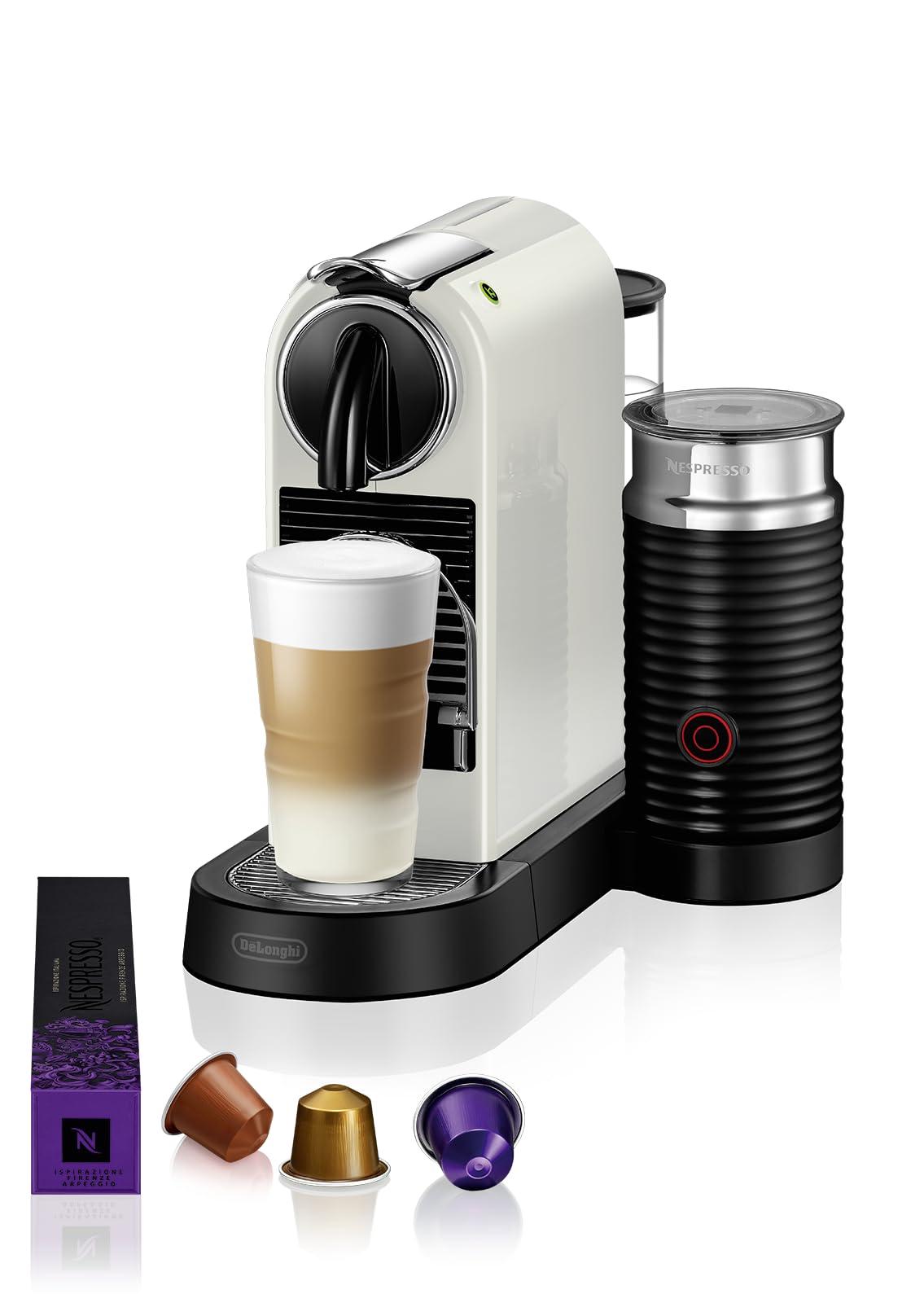 Nespresso De’Longhi Citiz EN267.WAE kohvikapslite masin piimavahustajaga, 1710W, 1L, 37.2 x 21.8 x 27.7 cm, kreemikasvalge