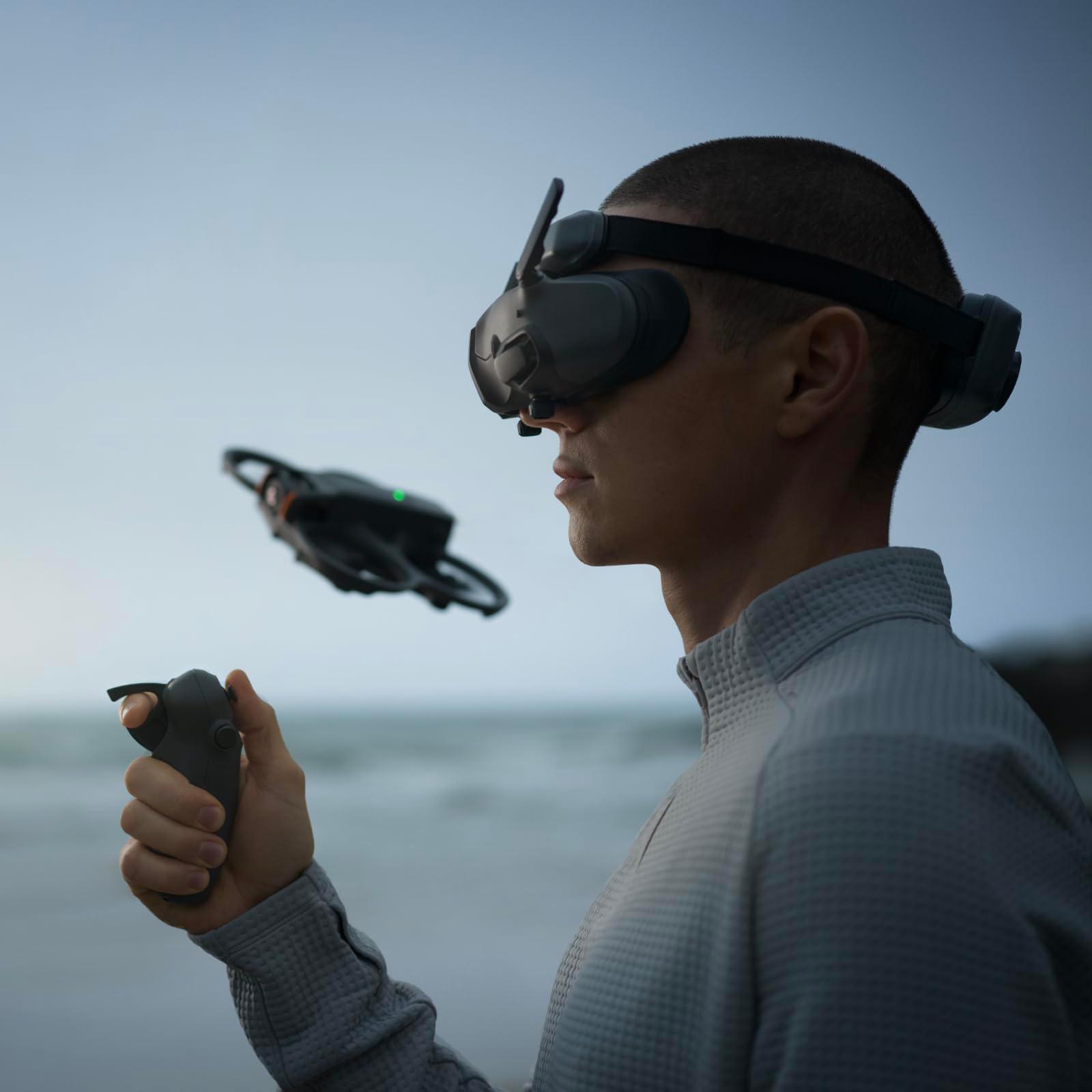 DJI RC Motion 3 – FPV nutikas kaugjuhtimispult immersiivse liikumisjuhtimisega, kompaktne ja kaasaskantav, ühe klõpsuga hädapidurdus, AR-kursor, intuitiivne droonikontroller, mitme mudeliga ühilduvus – pilt 7
