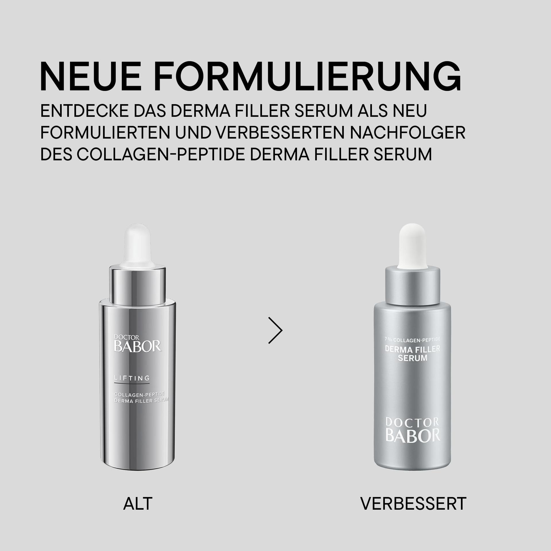 DOCTOR BABOR Derma Filler Seerum | Tõhus näohooldus 7% kollageeni peptiididega nähtavaks kortsude vähendamiseks | Pinguldav ja silendav vananemisvastane seerum | Vegan | 30 ml – lisavaade