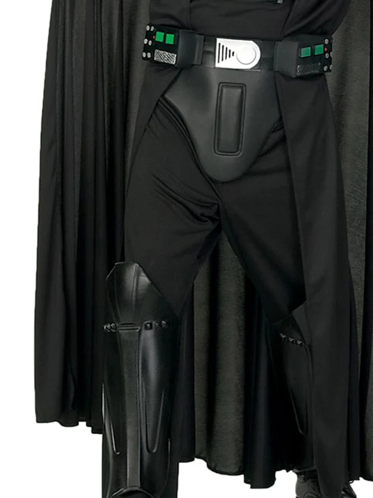 Rubie’s 888107-L Rubie’s Ametlik Star Wars Darth Vader Deluxe Kostüüm Täiskasvanutele XL Suurus, Must Halloween – pakend ja tarvikud