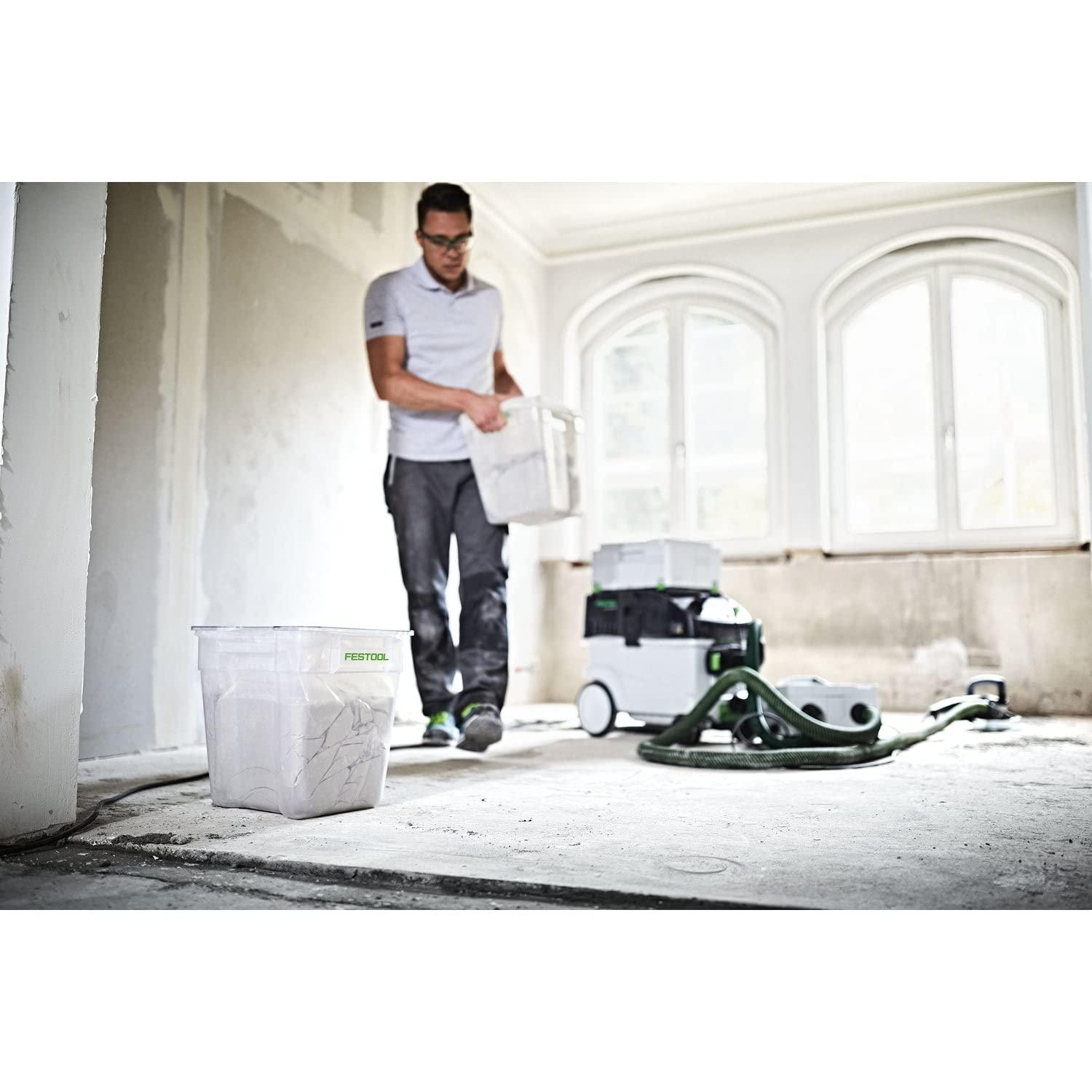 Festool CT eeleraldaja CT-VA-20 koos tsüklon-Systaineri, kogumismahuti, Systaineri vanni, ühendusvooliku, jäätmekoti ja mahuti kaanega – pilt 6