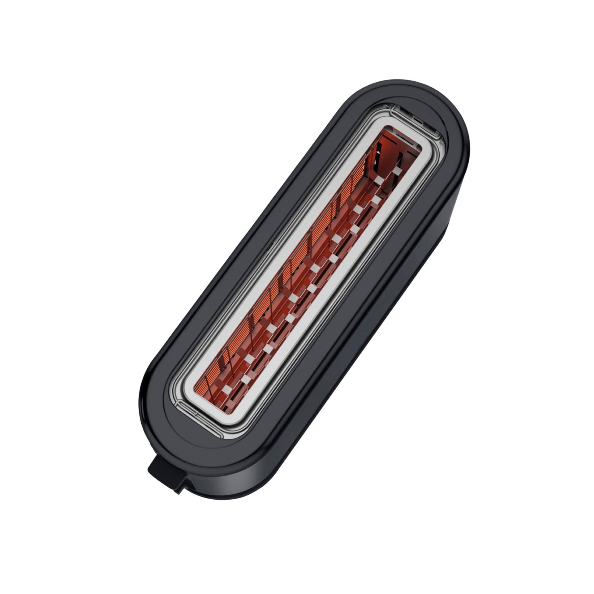 WMF Küchenminis kitsas 2-viiluline röster koos kuklisoojendajaga, XXL, bagelifunktsioon, 7 pruunistusastet, 900W, roostevaba teras, must – lisavaade