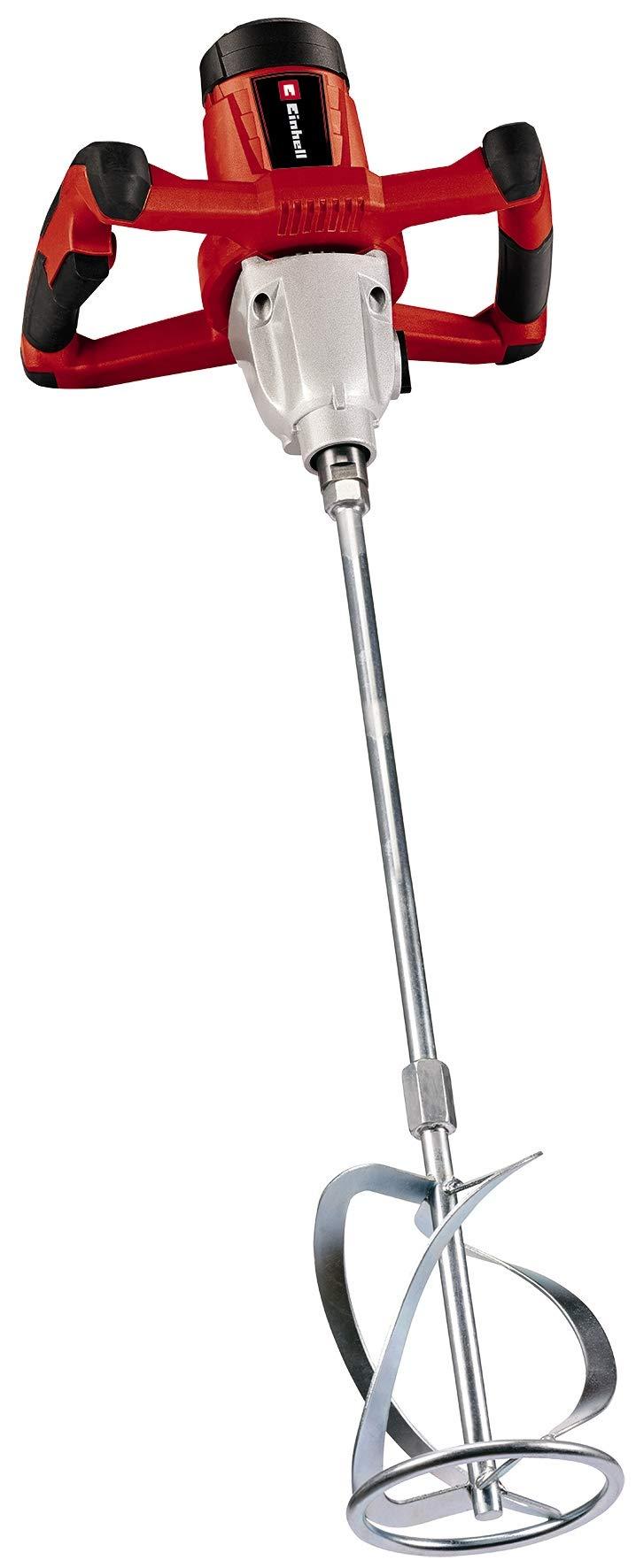 Einhell värvi- ja mördi segisti TE-MX 1600-2 CE (2-käiguline käigukast, max. 750 p/min, muudetav kiirus, sisaldab 133 mm segamisvisplit ja mutrivõtit)