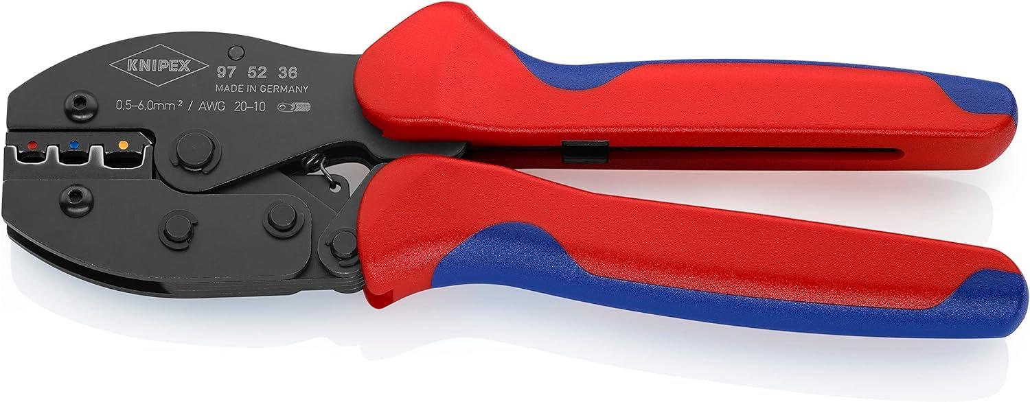 KNIPEX PreciForce pressitangid mitmekomponentsete käepidemetega, mustaks töödeldud 220 mm 97 52 36 – detailne vaade