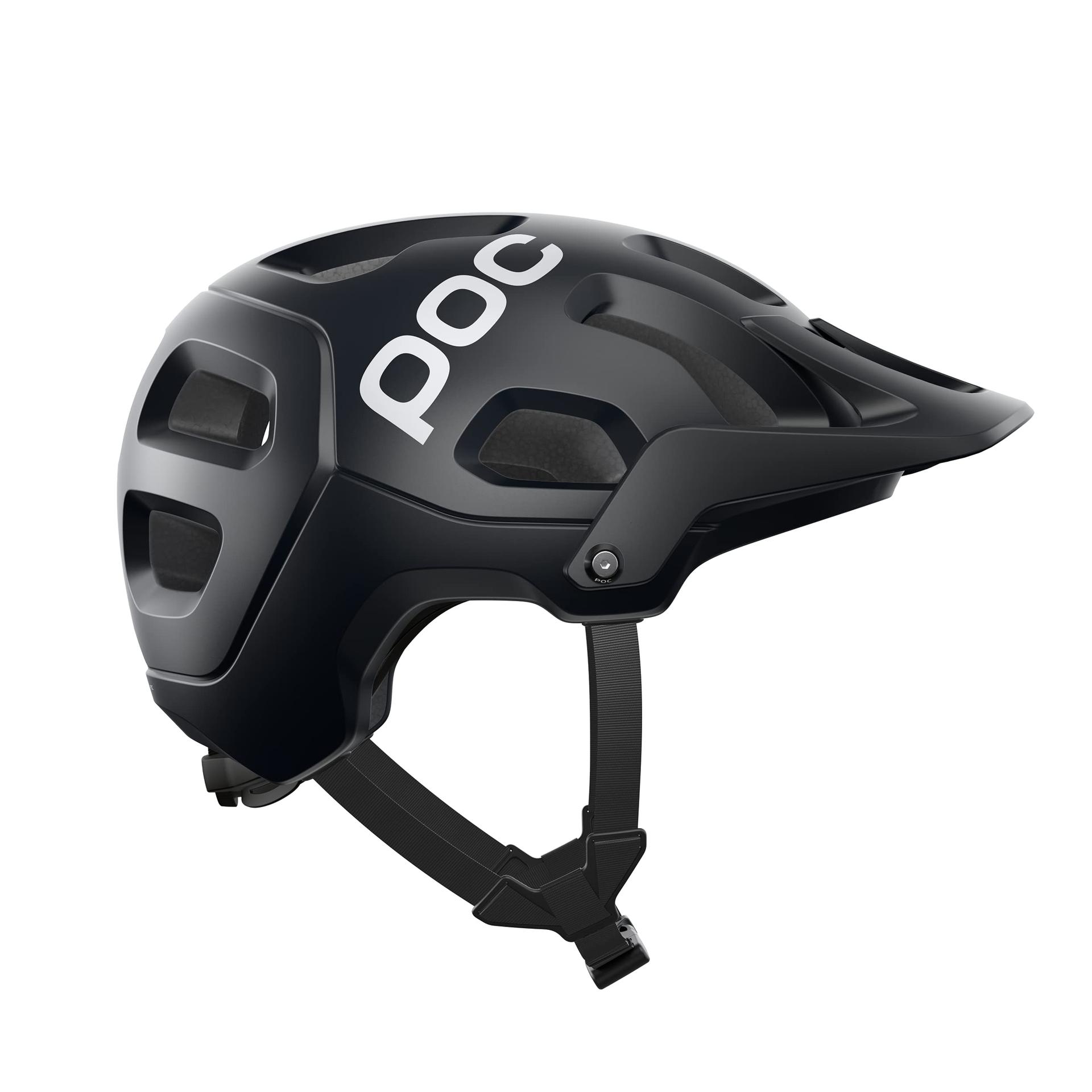 POC Tectal jalgrattakiiver – kerge trail- ja all-mountain kiiver, hea ventilatsiooni ja reguleeritava suurussüsteemiga turvaliseks istuvuseks, Uranium Black Matt – pakend ja tarvikud