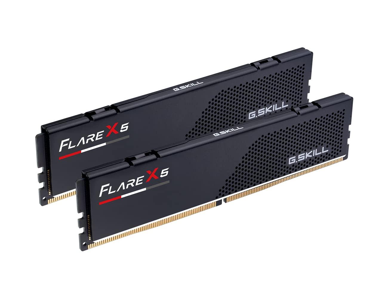 G.SKILL Flare X5 Series (AMD Expo) 32GB (2X 16GB) 288-Pin SDRAM DDR5 6000 CL36-36-36-96 1,35V Kahekanaliline Lauaarvuti Mälu F5-6000J3636F16GX2-FX5 (matt must)