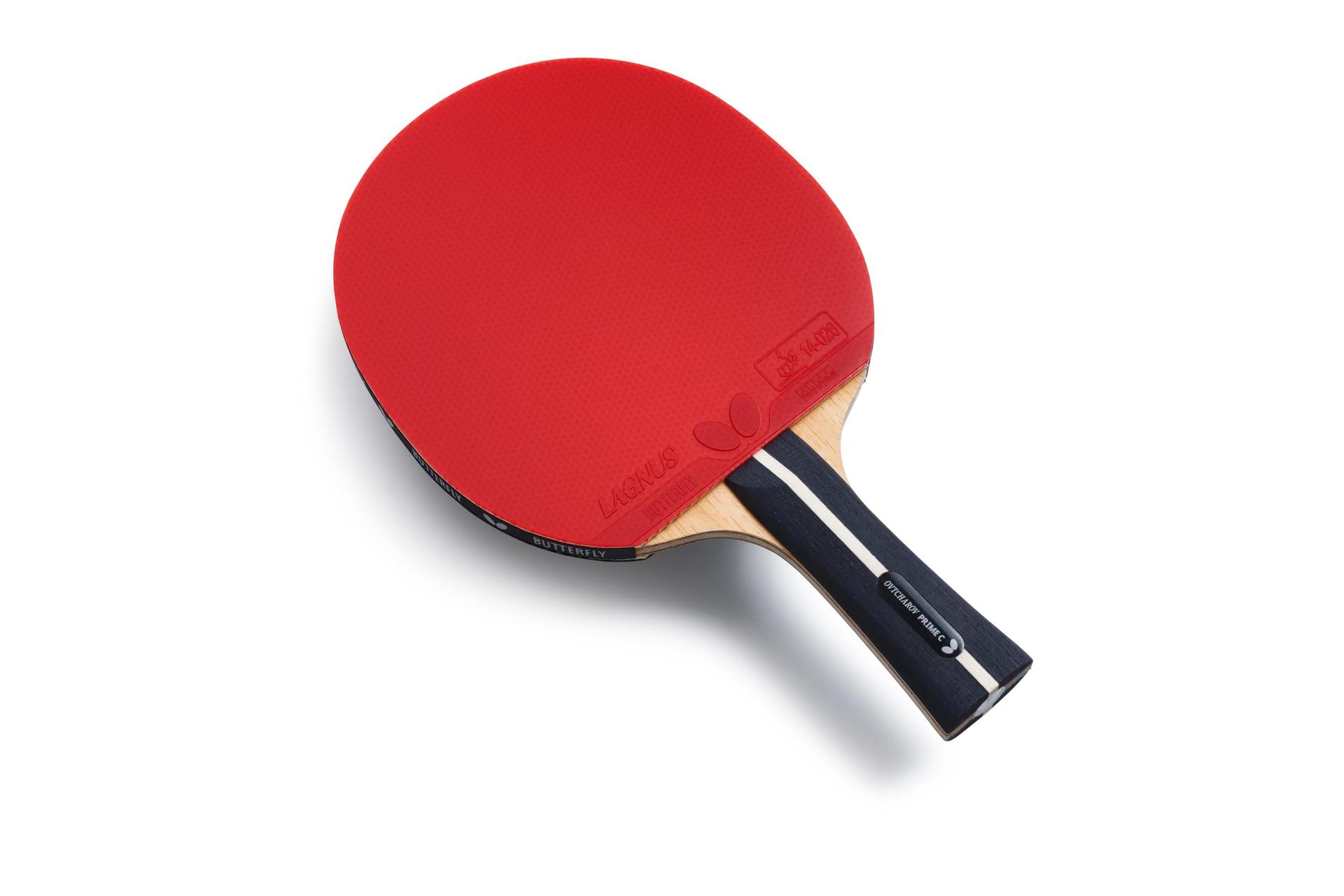 Butterfly lauatennisereket Ovtcharov Prime C | Profi-karbonreket edasijõudnud mängijatele | ITTF-i võistlusheakskiit | Ülitäpne kleepuv kumm maksimaalse pöörde saavutamiseks – kasutusnäide