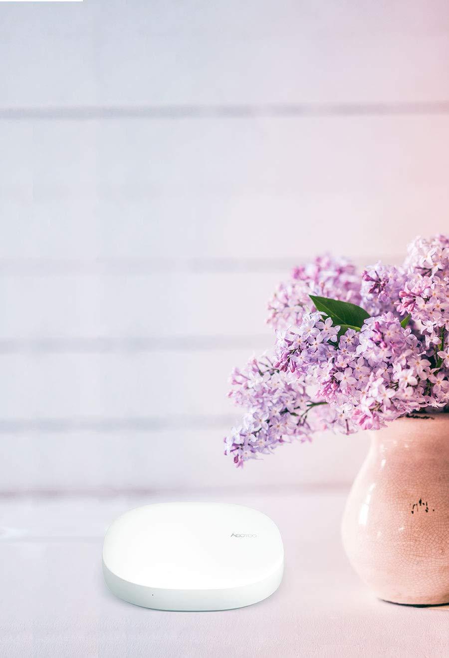 AEOTEC SmartThings Aeotec Nutikas Koduhub | Z-Wave, Zigbee, WLAN | Hääljuhtimine Alexa ja Google’iga | Kodune automatiseerimine | Matter ühilduvus | GP-AEOHUBV3EU – pakend ja tarvikud