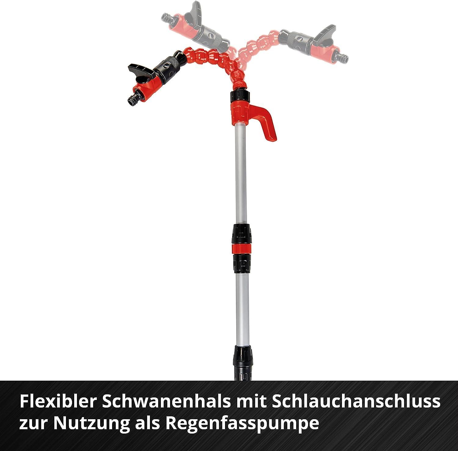 Einhell aku-sukelduspump/Regenveepump GE-PP 18 RB Li-Solo Power X-Change (18 V, maksimaalne surve 2 bar, kuni 3.000 L/h, paindlik akukarp, ilma akuta) – pilt 6