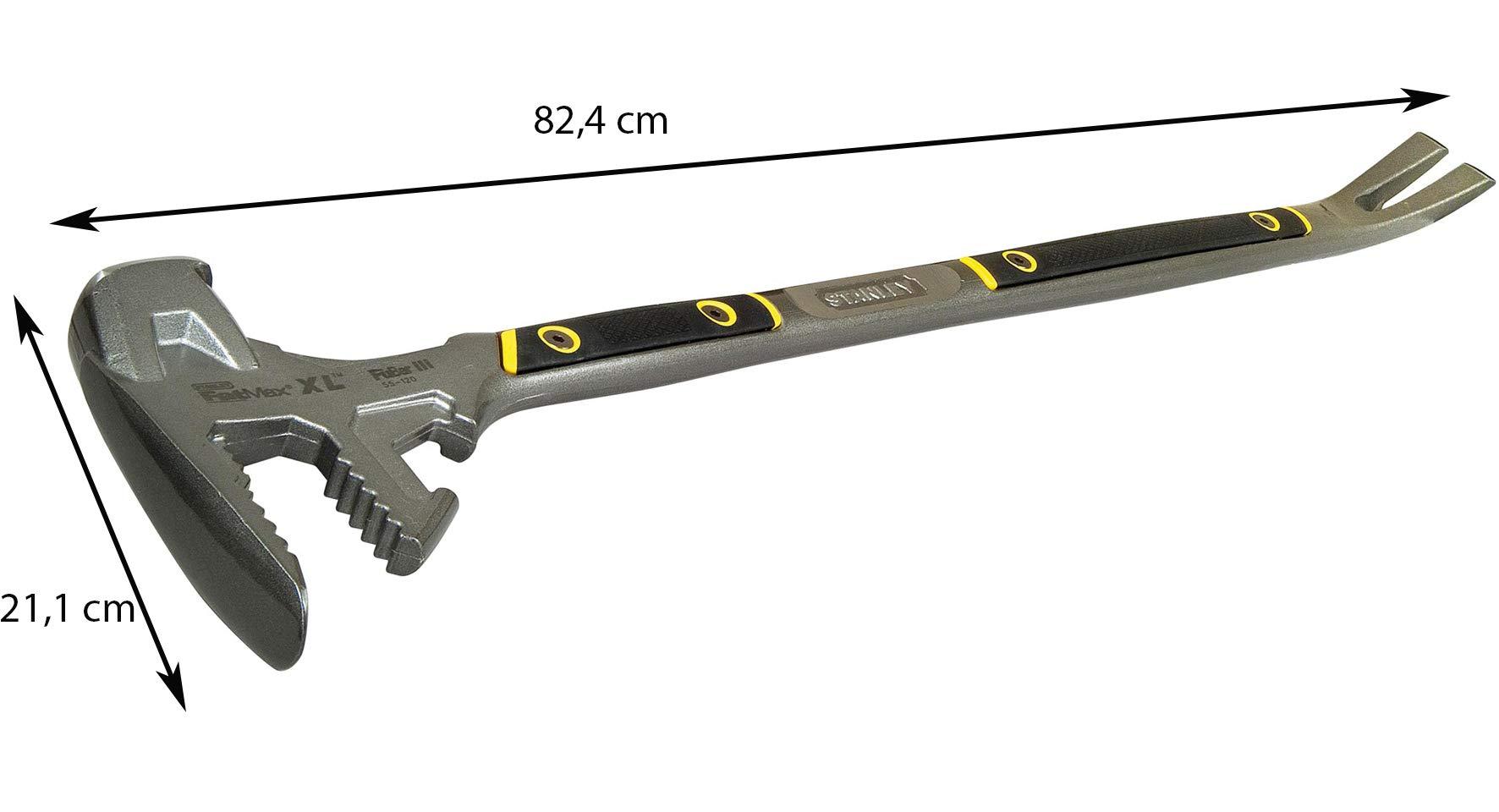 STANLEY FatMax lammutusriist Brecheisen Stemmeisen Fubar III (5-ühes lammutusriist, vasar, naelahaarats, puitplaatide kinnitus, peitel) 1-55-120 – pilt 8