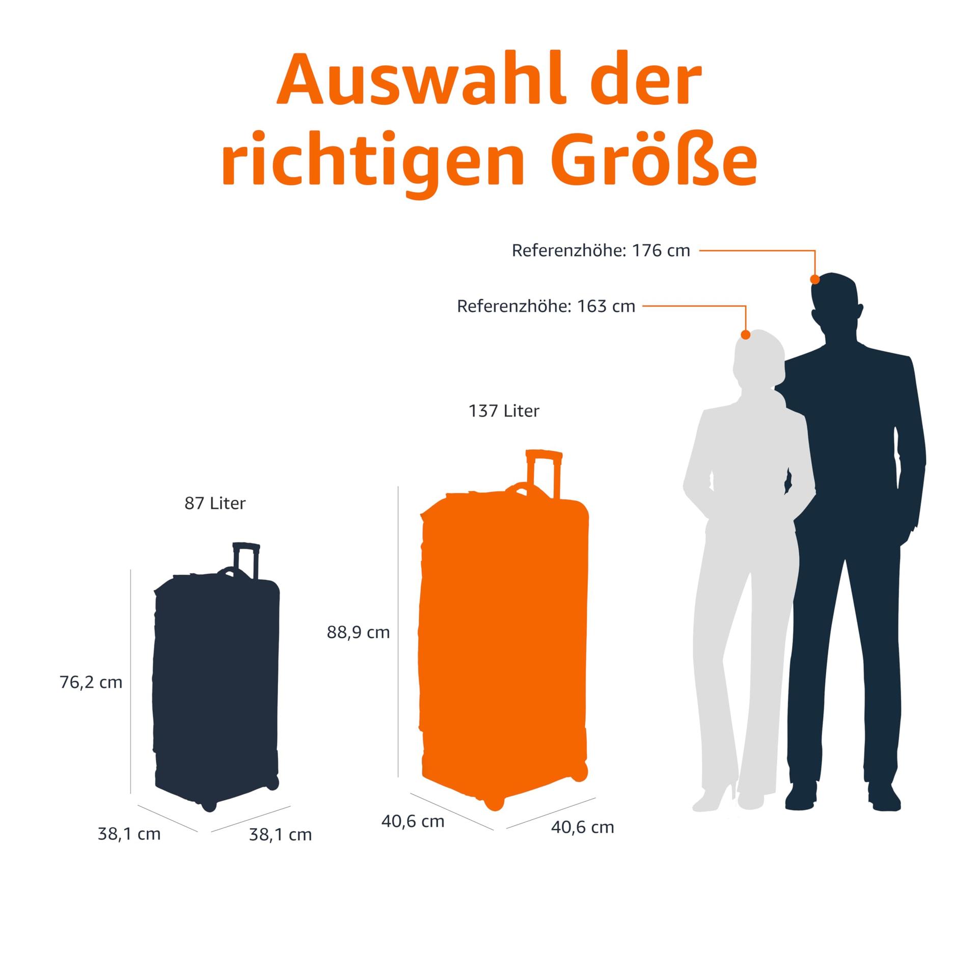 Amazon Basics rullikutega reisikott, 137L, kerge ja vastupidav ripstop-kangast trolley, teleskoopkäepidemega, ideaalne reisimiseks, tööks ja vabaajaks, sinine – kasutusnäide
