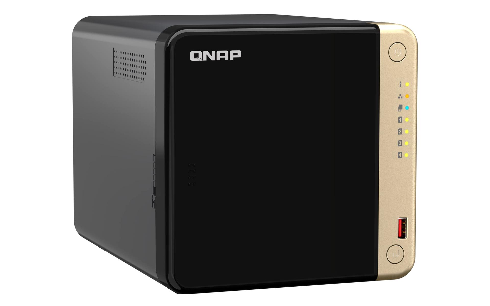 Qnap TS-464-8G NAS – pakend ja tarvikud
