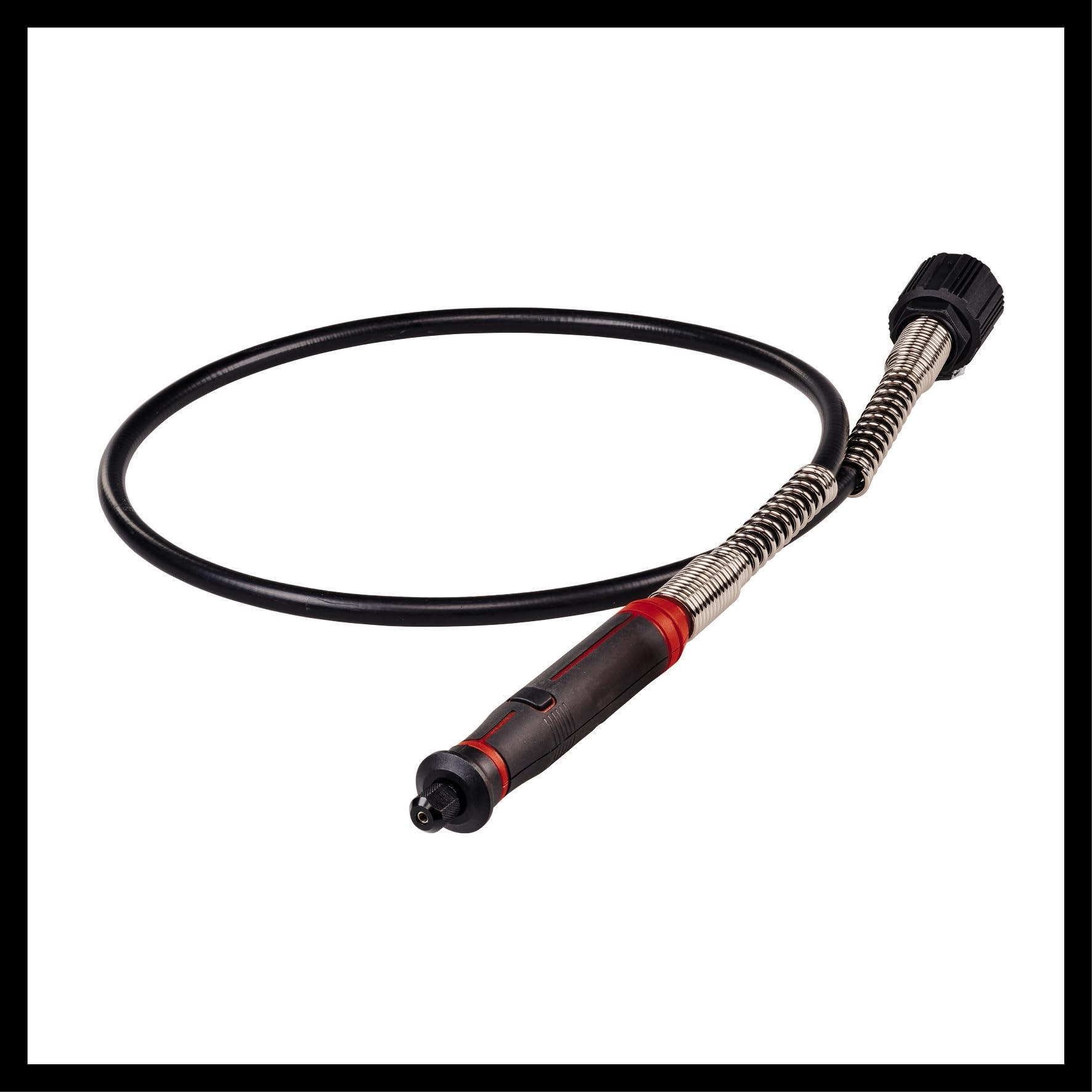 Einhell akuga lihvimis- ja graveerimistööriist TE-MT 18/34 Li Solo Power X-Change (18 V, 92 cm painduv võll, pöörlemiskiiruse reguleerimine, 55-osaline tarvikute komplekt, ilma aku ja laadijata) – lisavaade