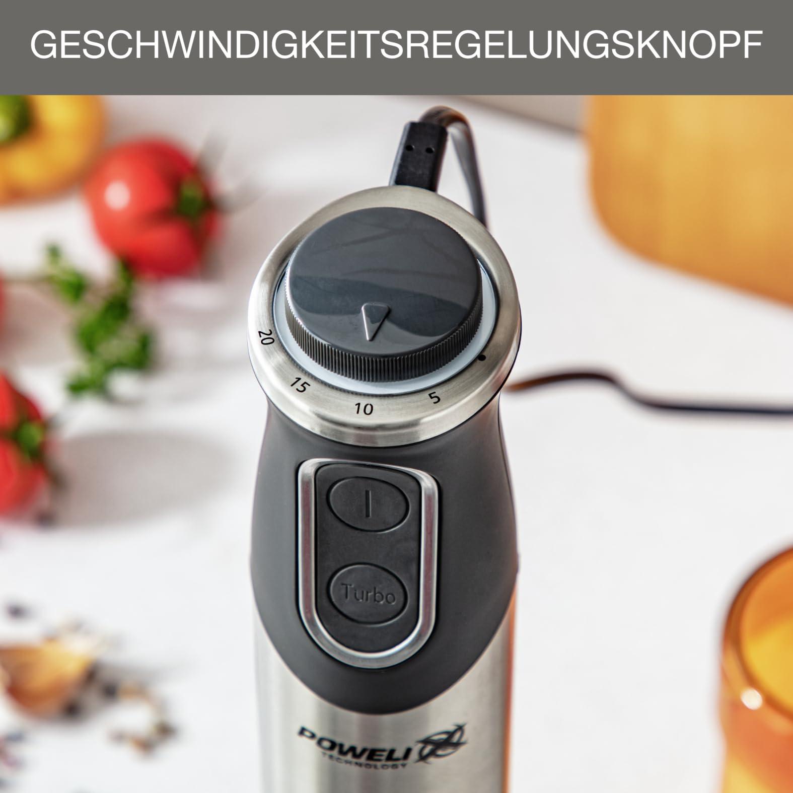 Krups Steffen Henssler Special Edition HZ656815 Saumikser, 1000W, Roostevaba teras, 800 ml, Must/Hõbedane – lisavaade