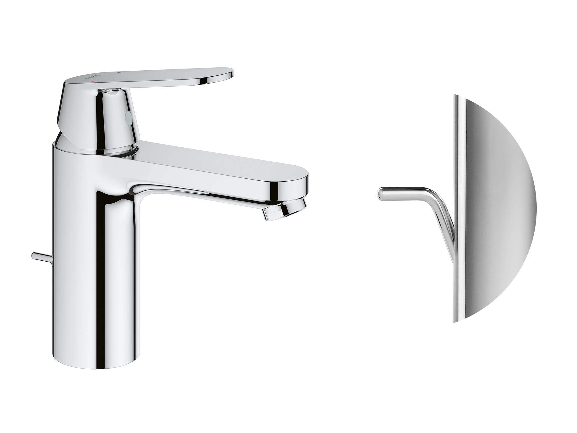 GROHE Eurosmart Cosmopolitan – Ühe käega valamu segisti (veesäästlik, M-suurus, kiire kinnitamine, paindlik ühendus), kroom, 23325000 – pilt 6