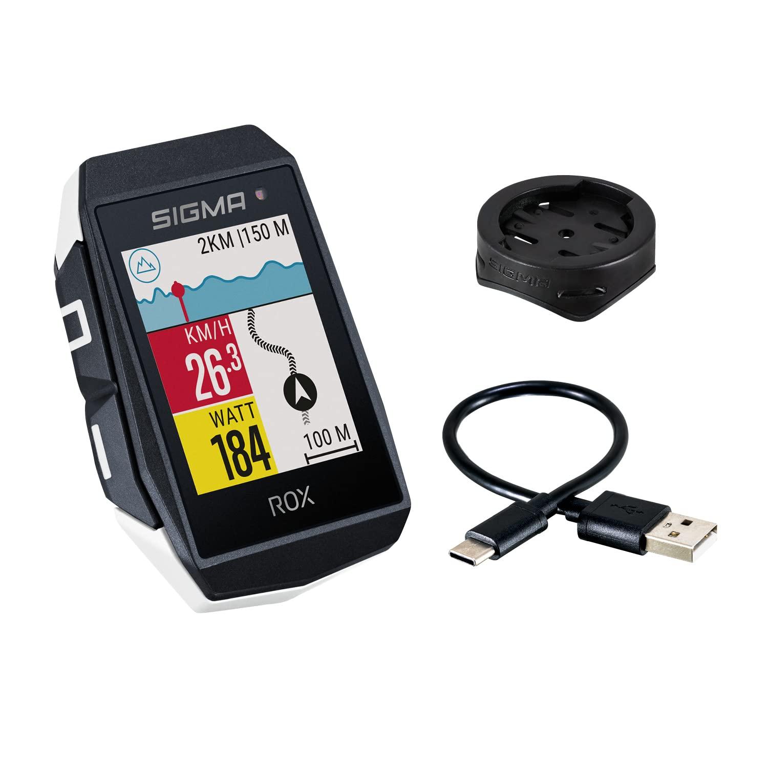 SIGMA ROX 11.1 EVO Valge | Juhtmevaba GPS ja Navigeerimine | Välitingimustes GPS-jalgrattaarvuti nutikate funktsioonidega – detailne vaade