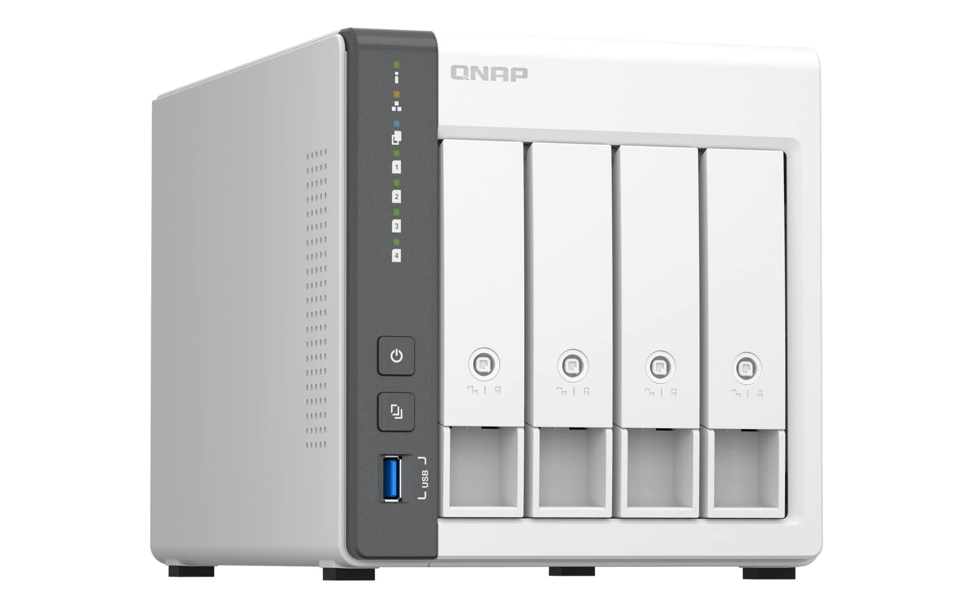 QNAP TS-433 NAS-süsteem – pakend ja tarvikud