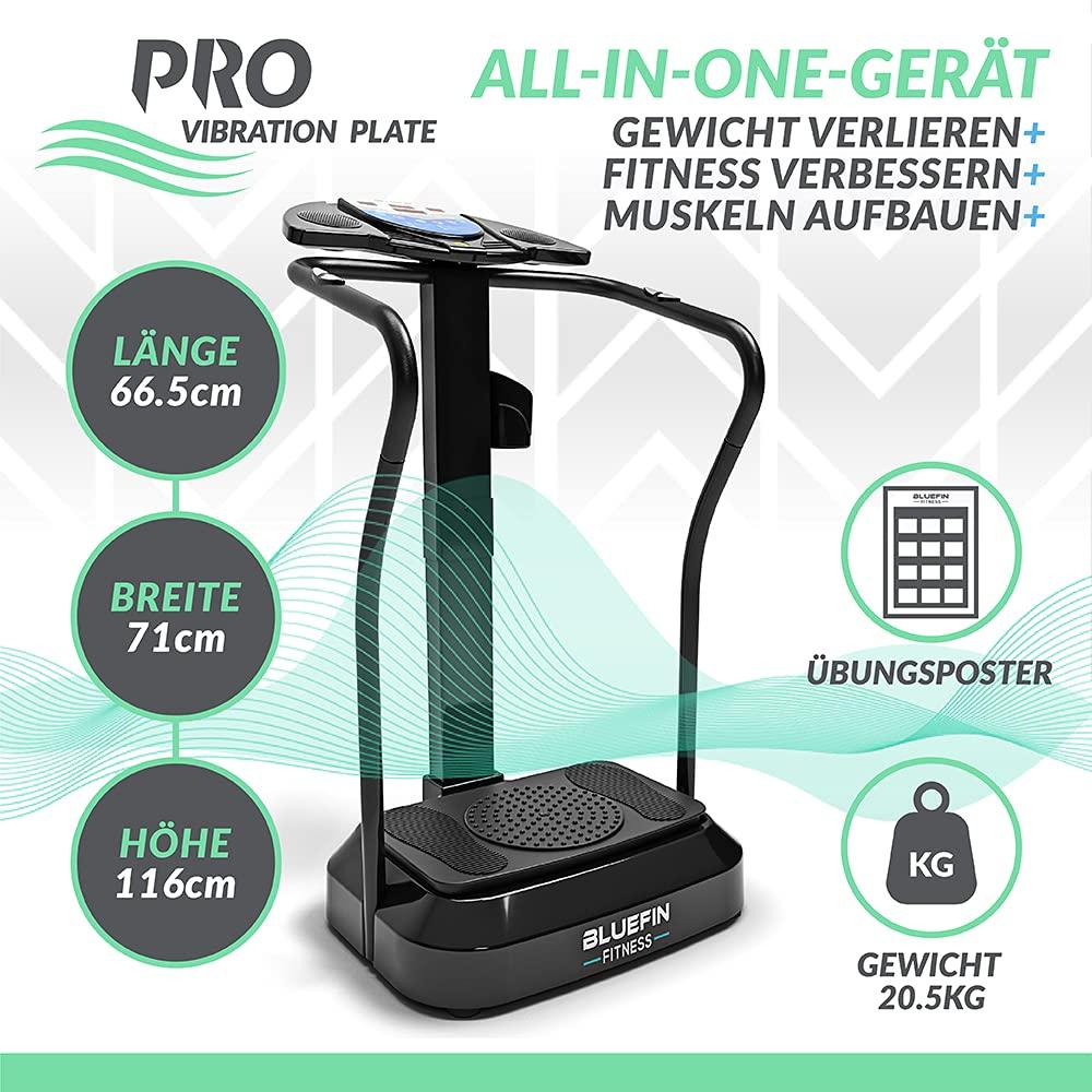 Bluefin Fitness Vibratsiooniplaat Pro Mudel | Parandatud Disain Vaiksete Mootorite ja Sisseehitatud Kõlaritega – pilt 8