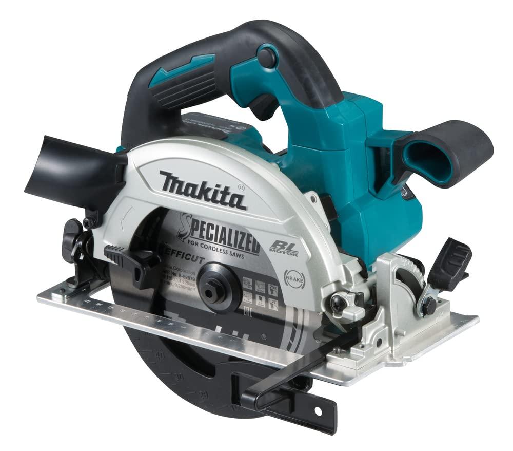 Makita DHS660RTJ akuga käsiketassaag 57 mm 18 V 5,0 Ah, 2 akut + laadija MAKPAC karbis – detailne vaade