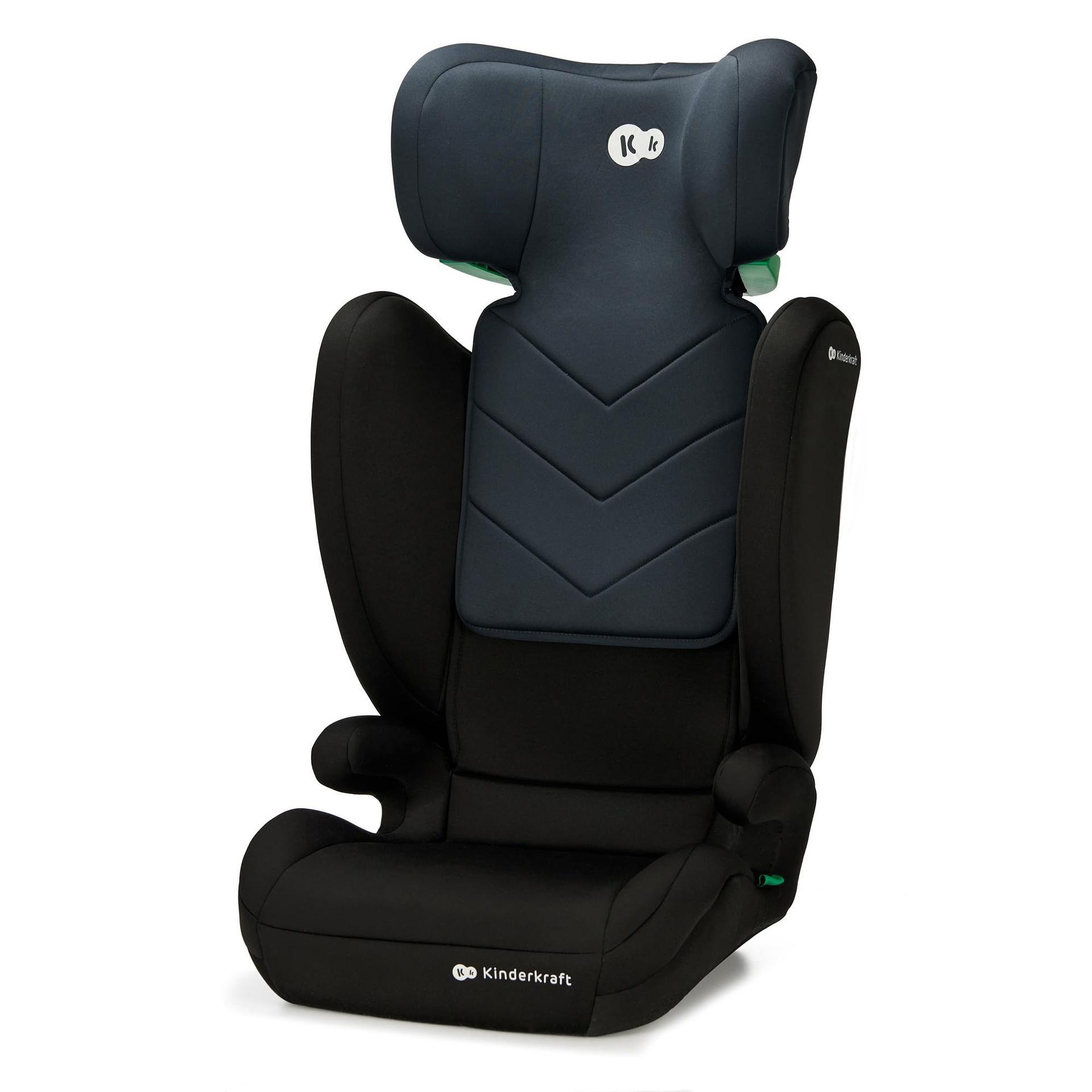 Kinderkraft I-SPARK i-Size turvatool, grupp 2/3, 100-150 cm, 3,5-12 aastat, 15-36 kg, kerge (4,5 kg), 3-punkti turvavöö, külgkaitse, must – pilt 6