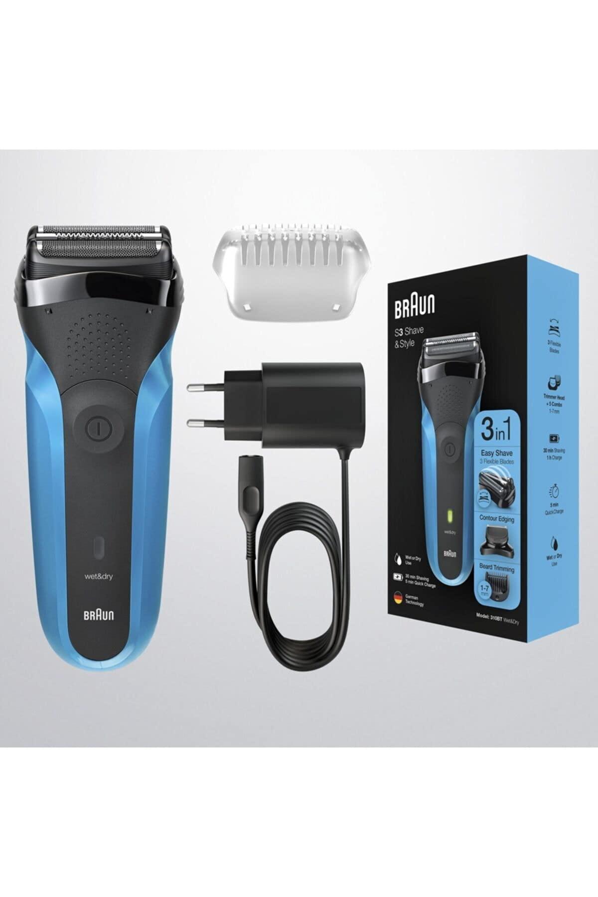Braun Series 3 – 310BT must/sinine – pilt 6