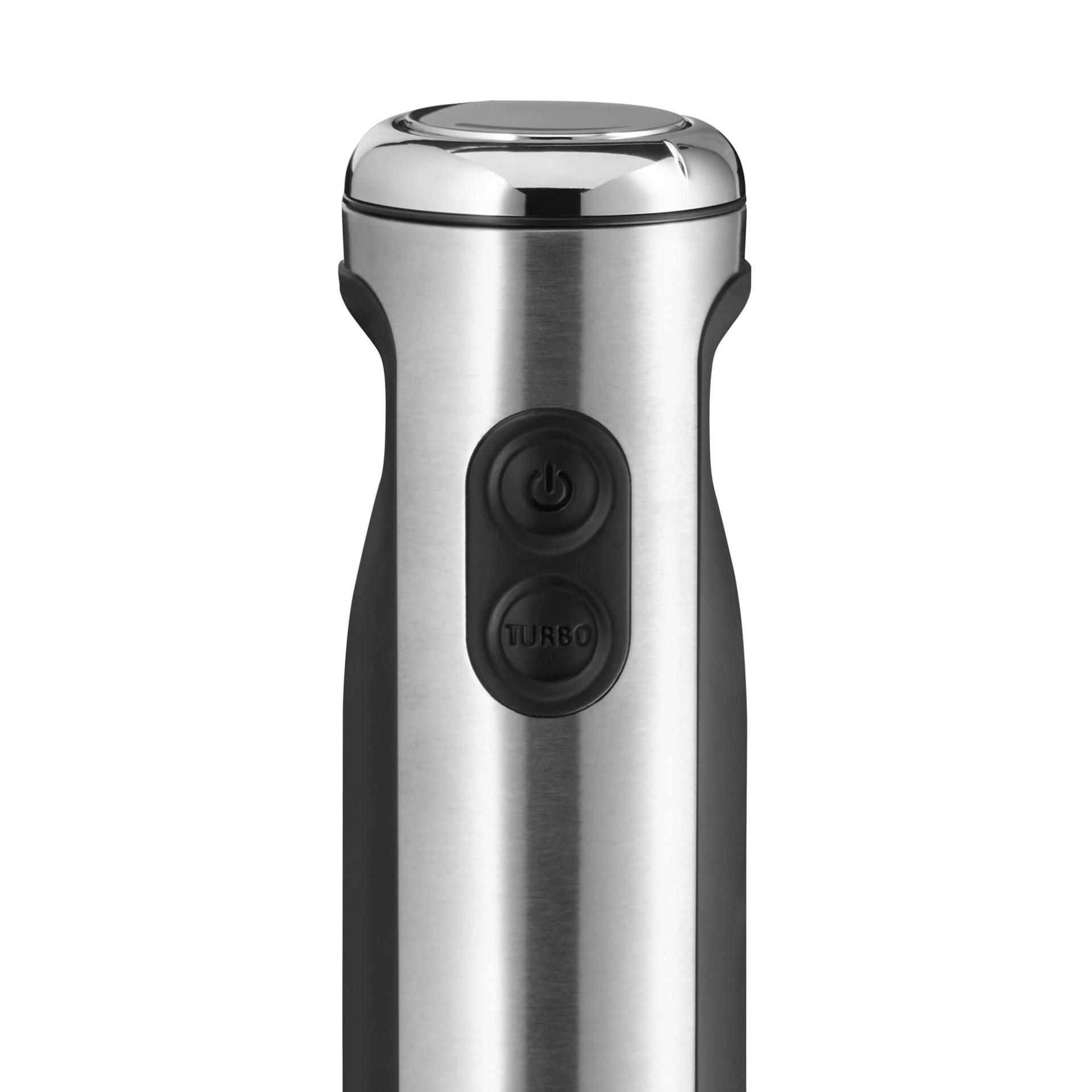 WMF Lineo saumikseri komplekt, 5-osaline – saumikser, vispel, piimavahustaja, hakkija, 700 W, 1-liitrine segamisanum, roostevaba teras – pilt 6