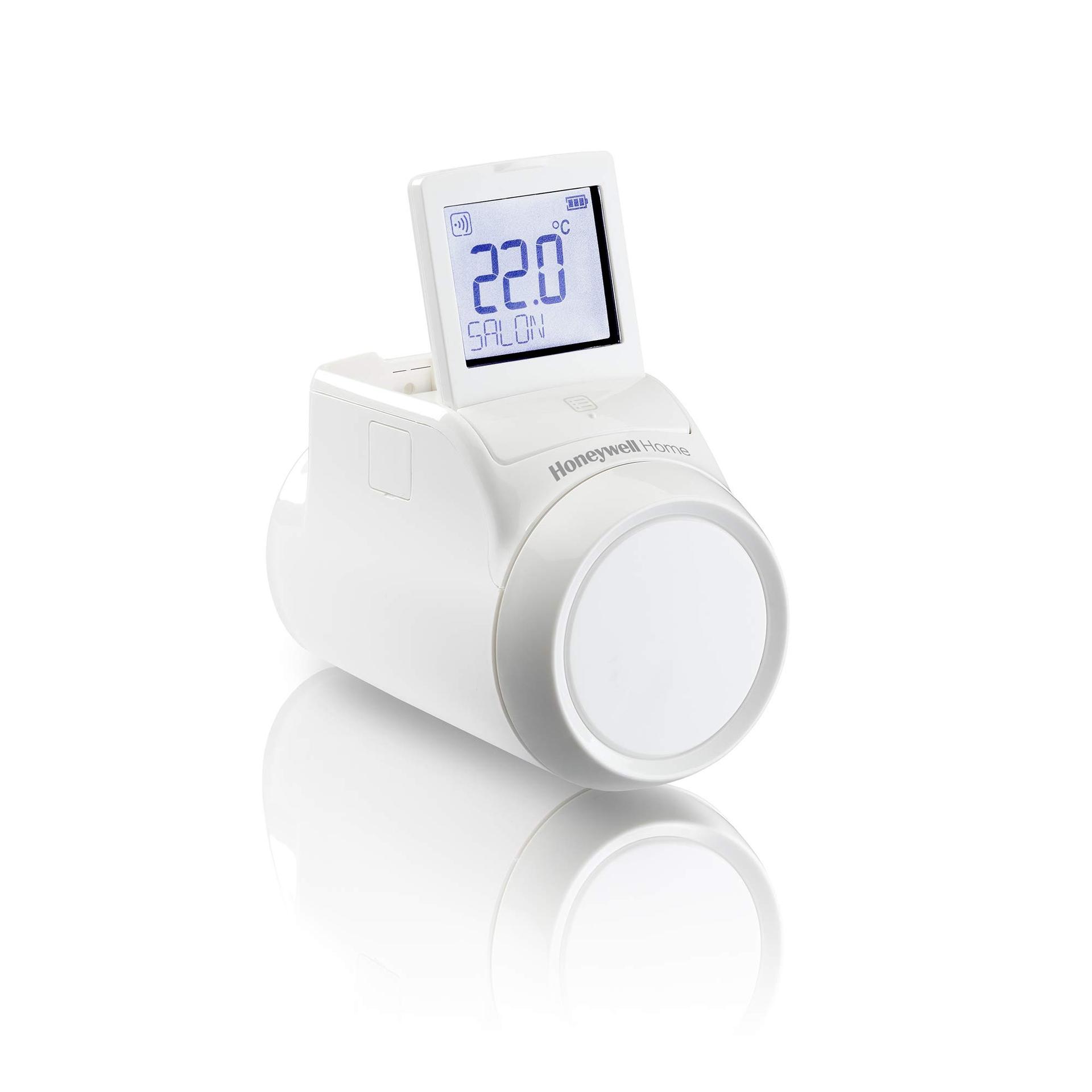Honeywell Home evohome radiaatoriregulaator küttesüsteemi juhtimiseks rakenduse ja WiFi kaudu, Pakett 1, THR092HRT, Valge