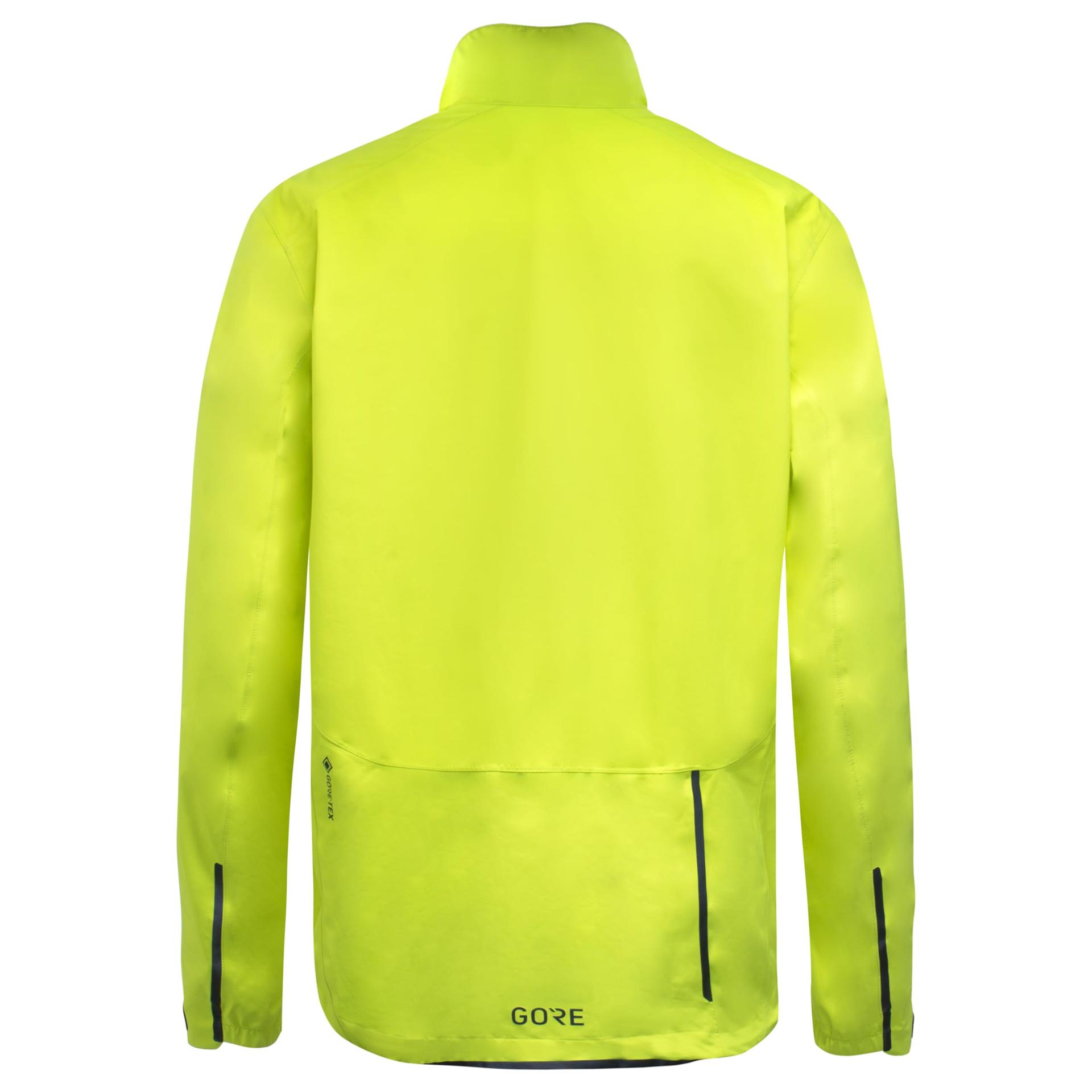 GORE WEAR meeste Gore-Tex Paclite jope, neoonkollane, L EU – detailne vaade
