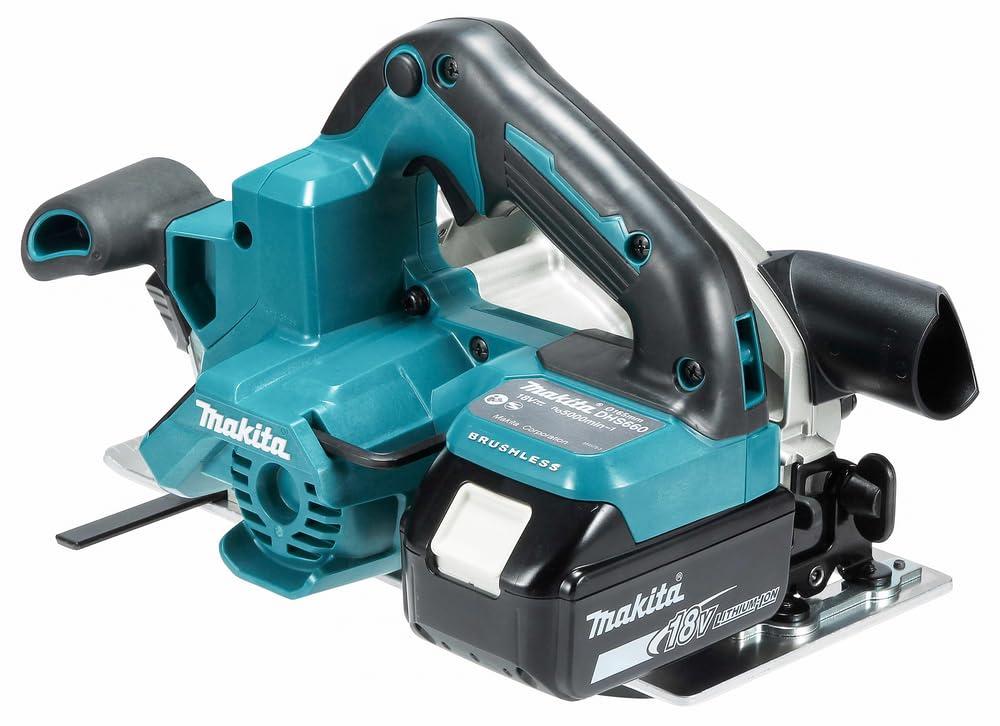 Makita DHS660RTJ akuga käsiketassaag 57 mm 18 V 5,0 Ah, 2 akut + laadija MAKPAC karbis – pilt 6