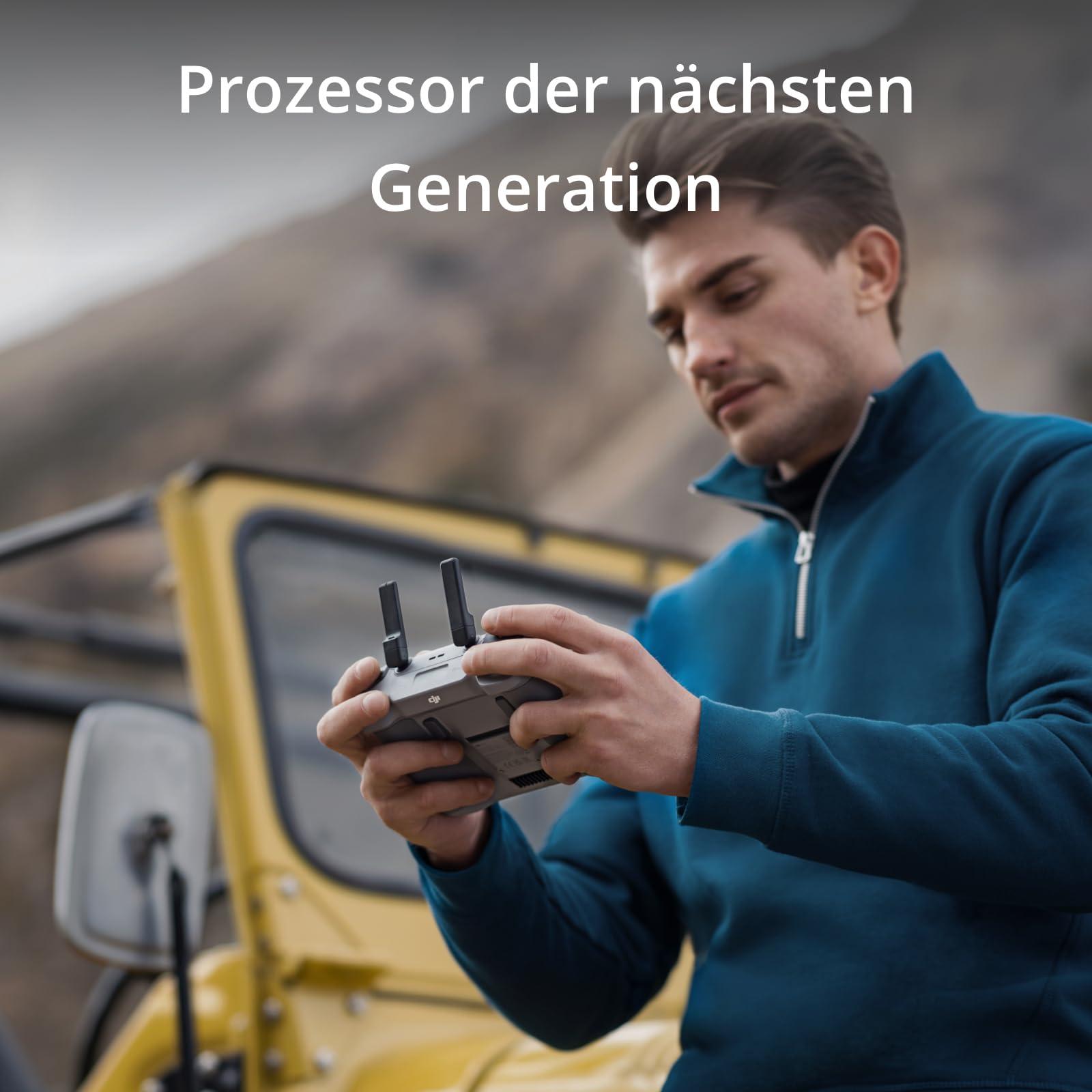 DJI RC 2 puldiga kaugjuhtimisseade DJI Flip, DJI Air 3S, DJI Air 3, DJI Mini 4 Pro, DJI Neo droonidele, 20 km O4-ülekanne, 5,5-tolline Full-HD ekraan, nutikas puldijuhtimine droonidele – pakend ja tarvikud