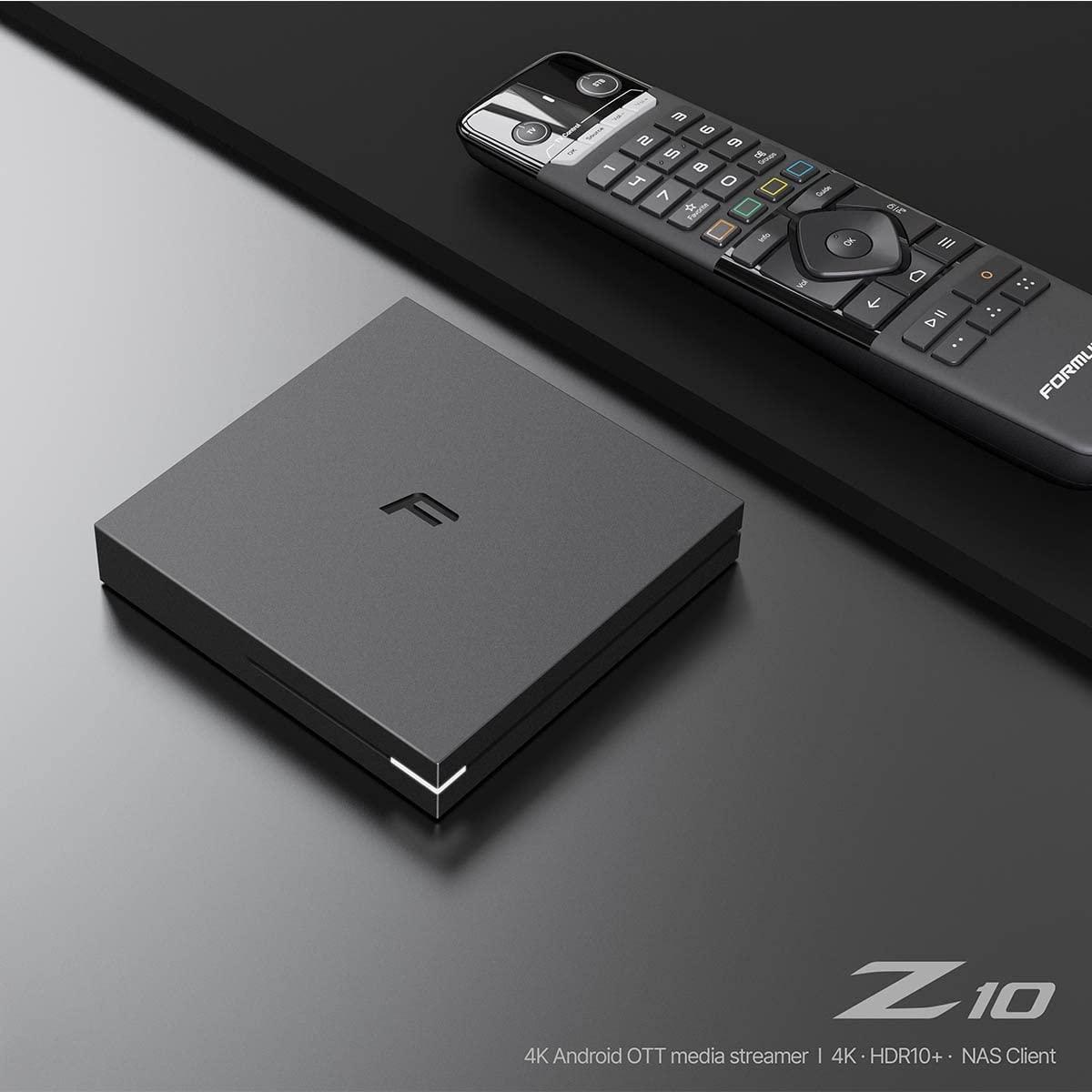 Formuler Z10 4K Ultra HD Android 10 IP-vastuvõtja (60fps, HDR10+, kaheribaline WiFi, LAN, Bluetooth 5.0, USB 3.0, HDMI, 2 GB RAM & 8 GB välkmälu, Widevine L1 & L3, OTT meediamängija, must) – pilt 6