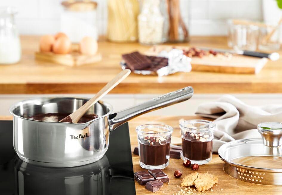 Tefal A70522 Duetto kastrul | kaanega | 16 cm | roostevaba teras – detailne vaade